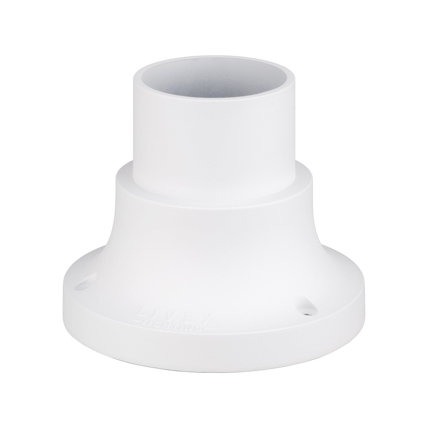 Livex Lighting - 78212-13 - Pier Mount Adapter - Outdoor Pier Mount Adapters - Textured White