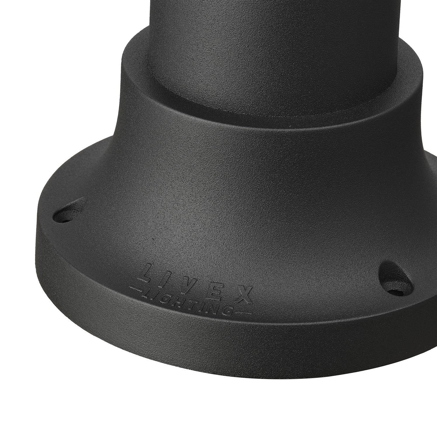 Livex Lighting - 78212-14 - Pier Mount Adapter - Outdoor Pier Mount Adapters - Textured Black