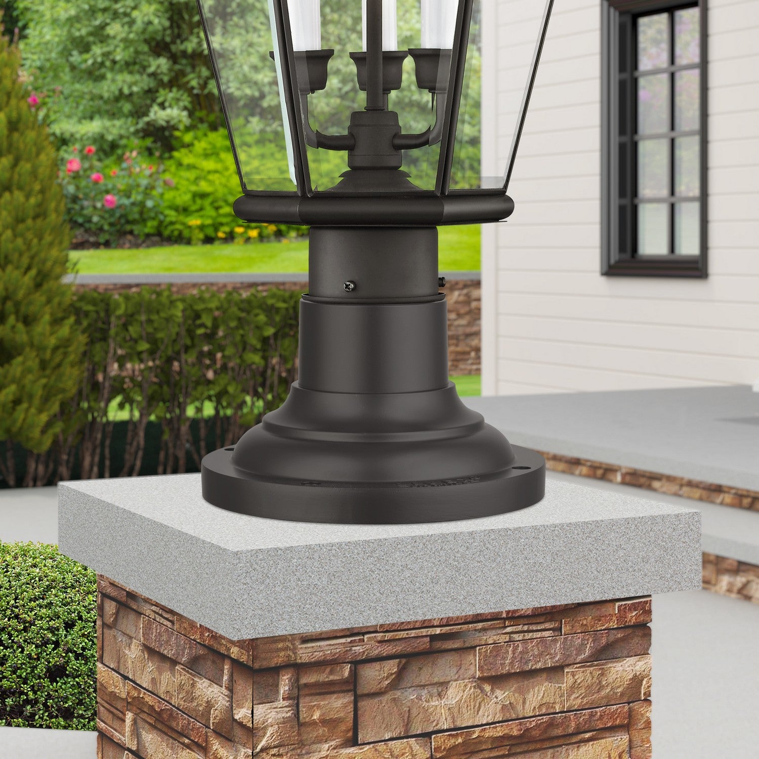 Livex Lighting - 78216-07 - Pier Mount Adapter - Outdoor Pier Mount Adapters - Bronze