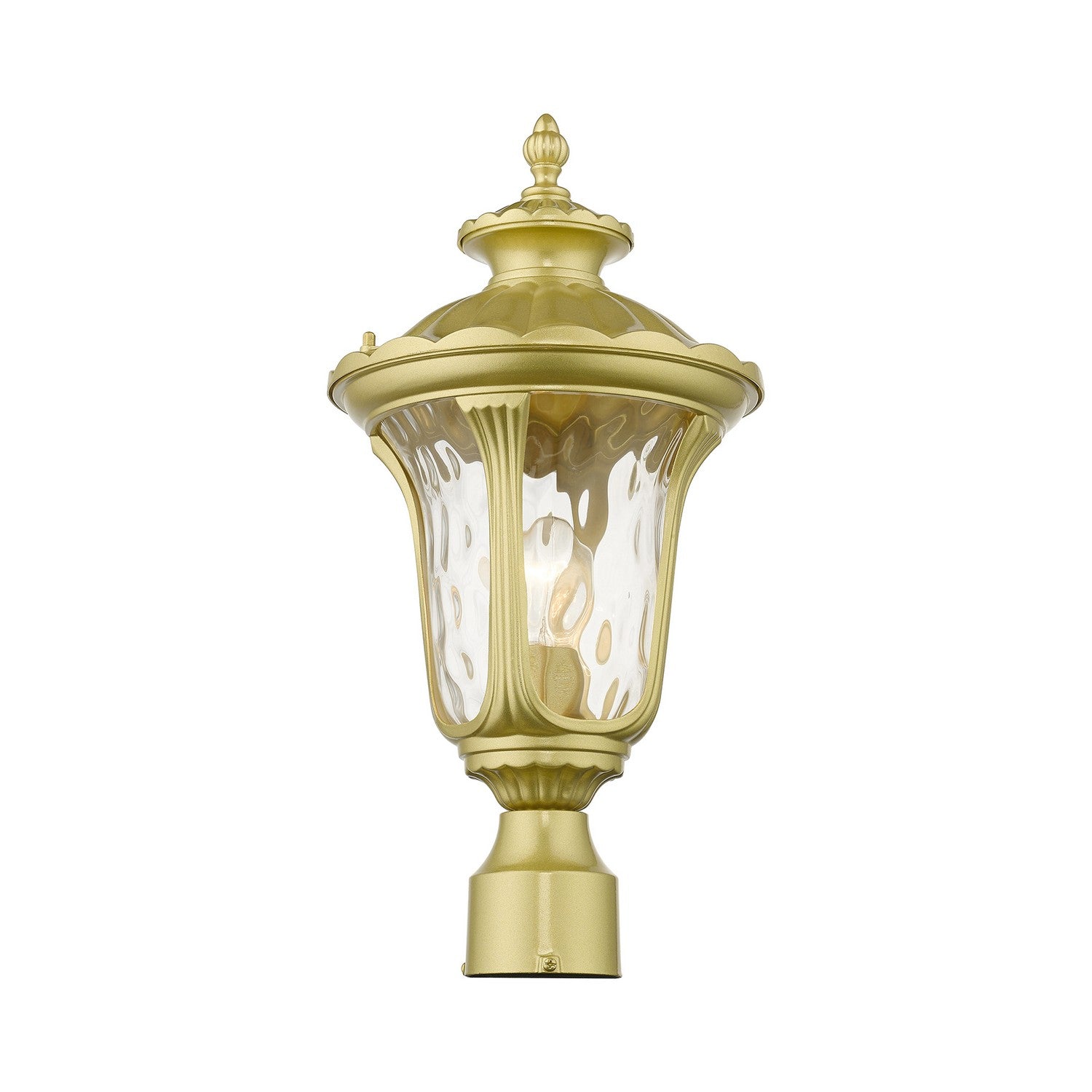 Livex Lighting - 7855-33 - One Light Outdoor Post Top Lantern - Oxford - Soft Gold