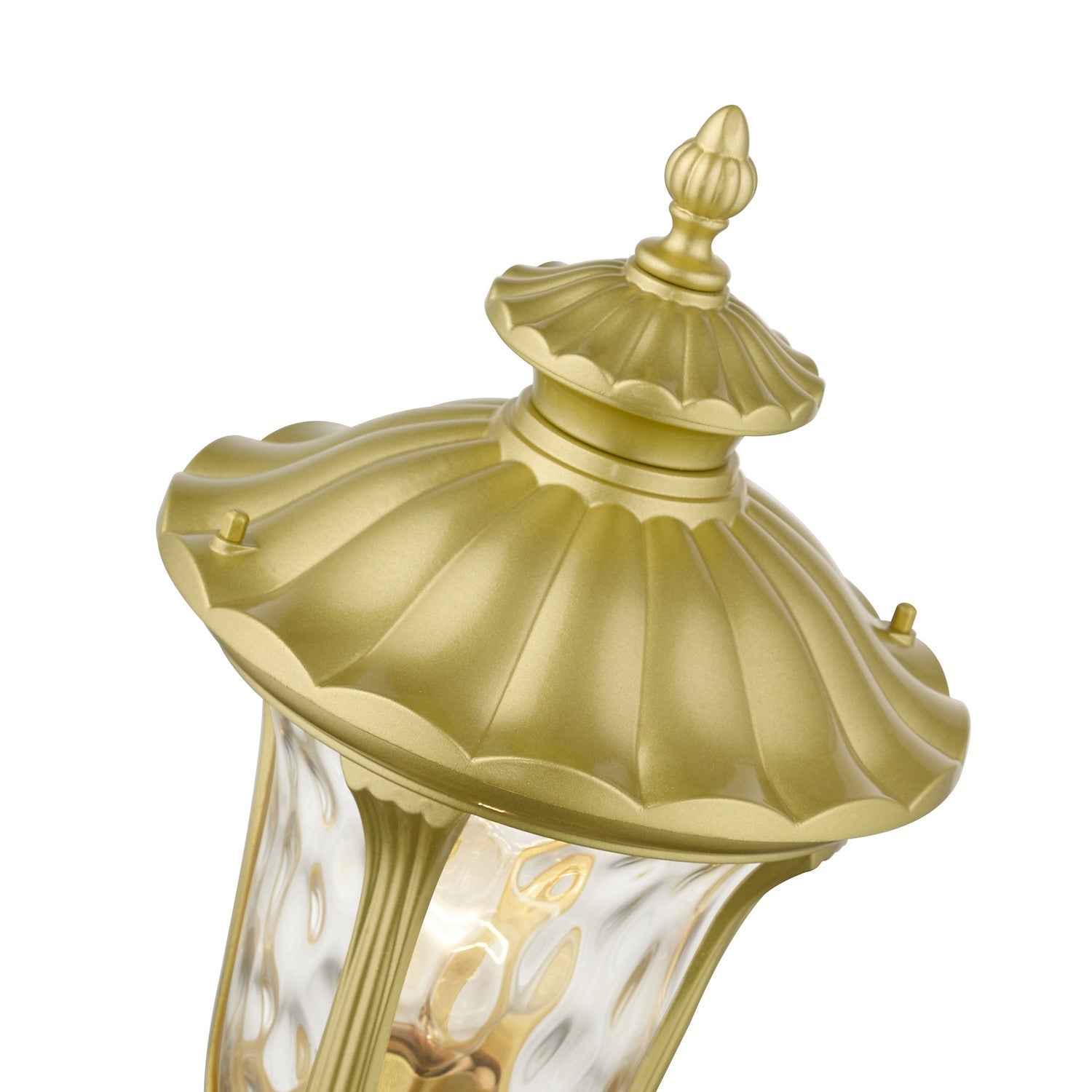Livex Lighting - 7855-33 - One Light Outdoor Post Top Lantern - Oxford - Soft Gold