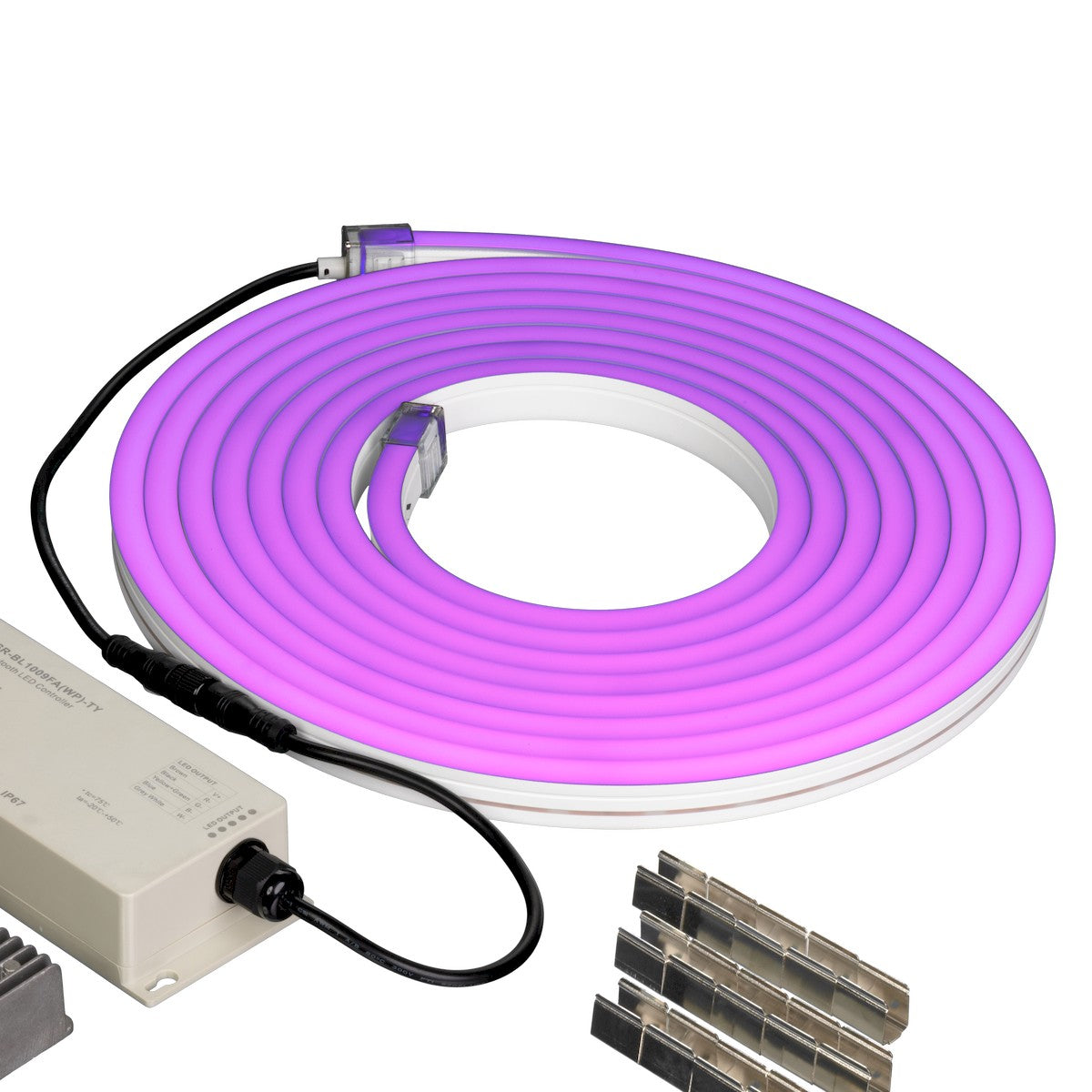 American Lighting - SPKPL-NFPROL-RGBW-12VAC-6MKIT - Neon Lateral Bend Rgbw 6M Kit - Spektrum+ Neon Kit - White
