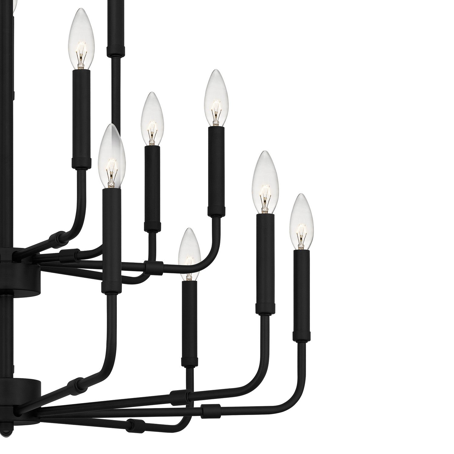 Quoizel - ABR5132MBK - 18 Light Chandelier - Abner - Matte Black