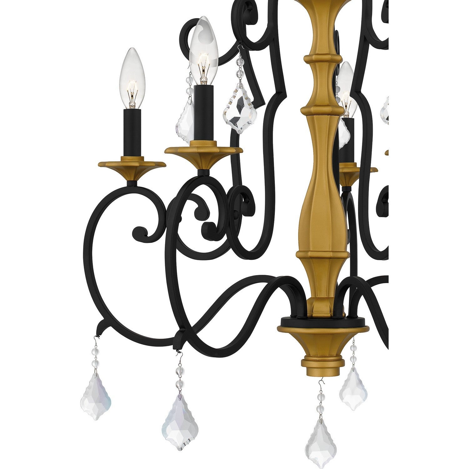 Quoizel - AEA5026MBK - Five Light Chandelier - Althea - Matte Black