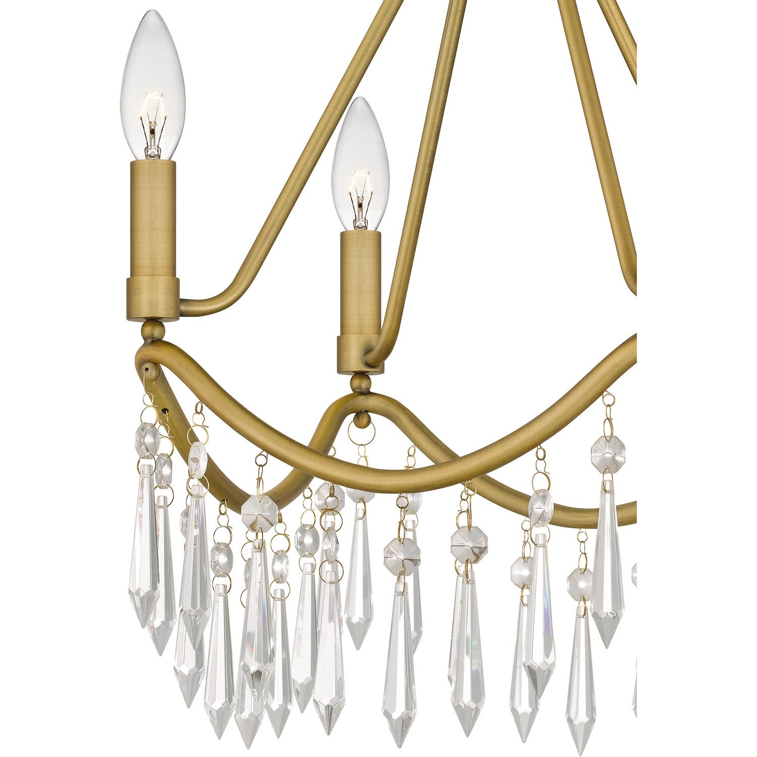 Quoizel - AID1712AB - Four Light Semi Flush Mount - Airedale - Aged Brass