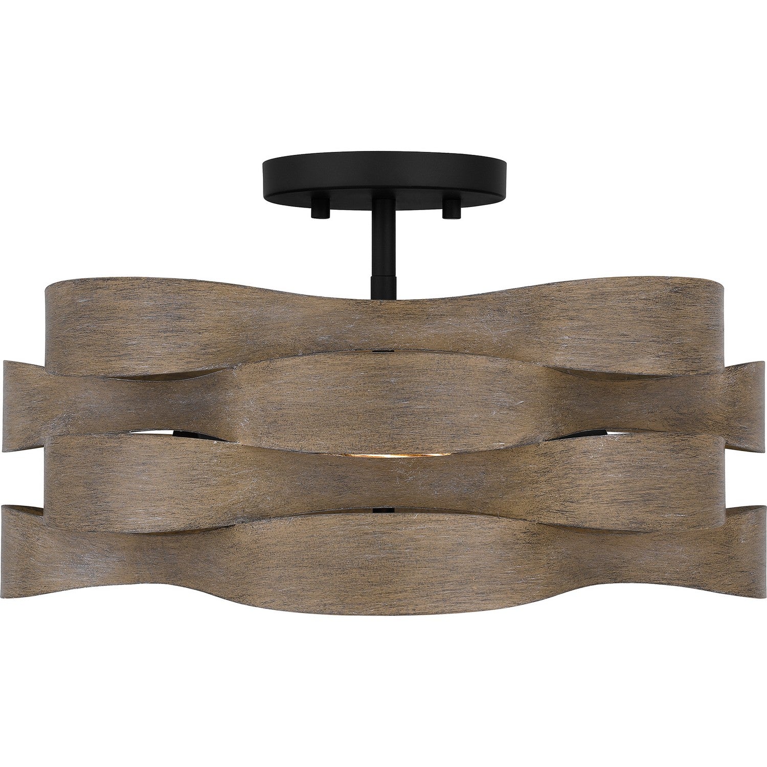 Quoizel - APL1716MBK - Two Light Semi Flush Mount - Appleton - Matte Black