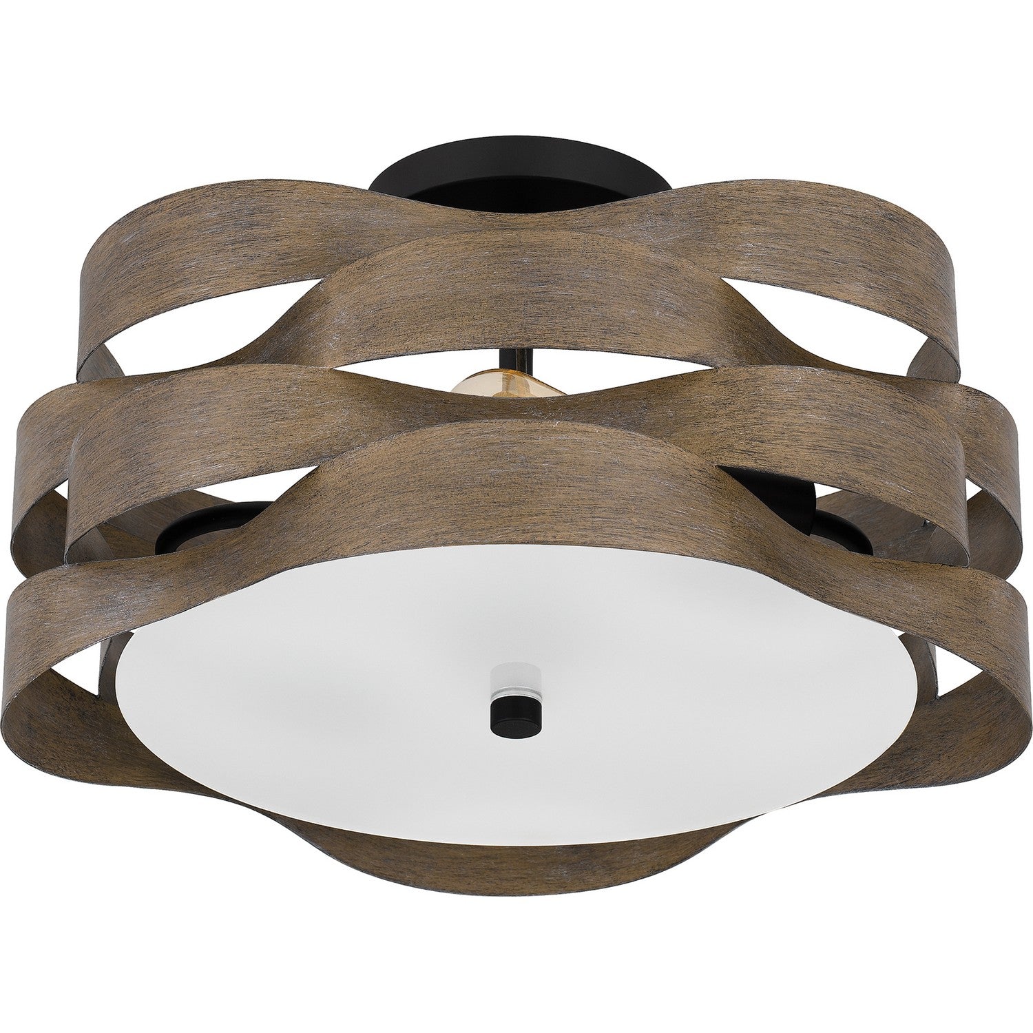 Quoizel - APL1716MBK - Two Light Semi Flush Mount - Appleton - Matte Black