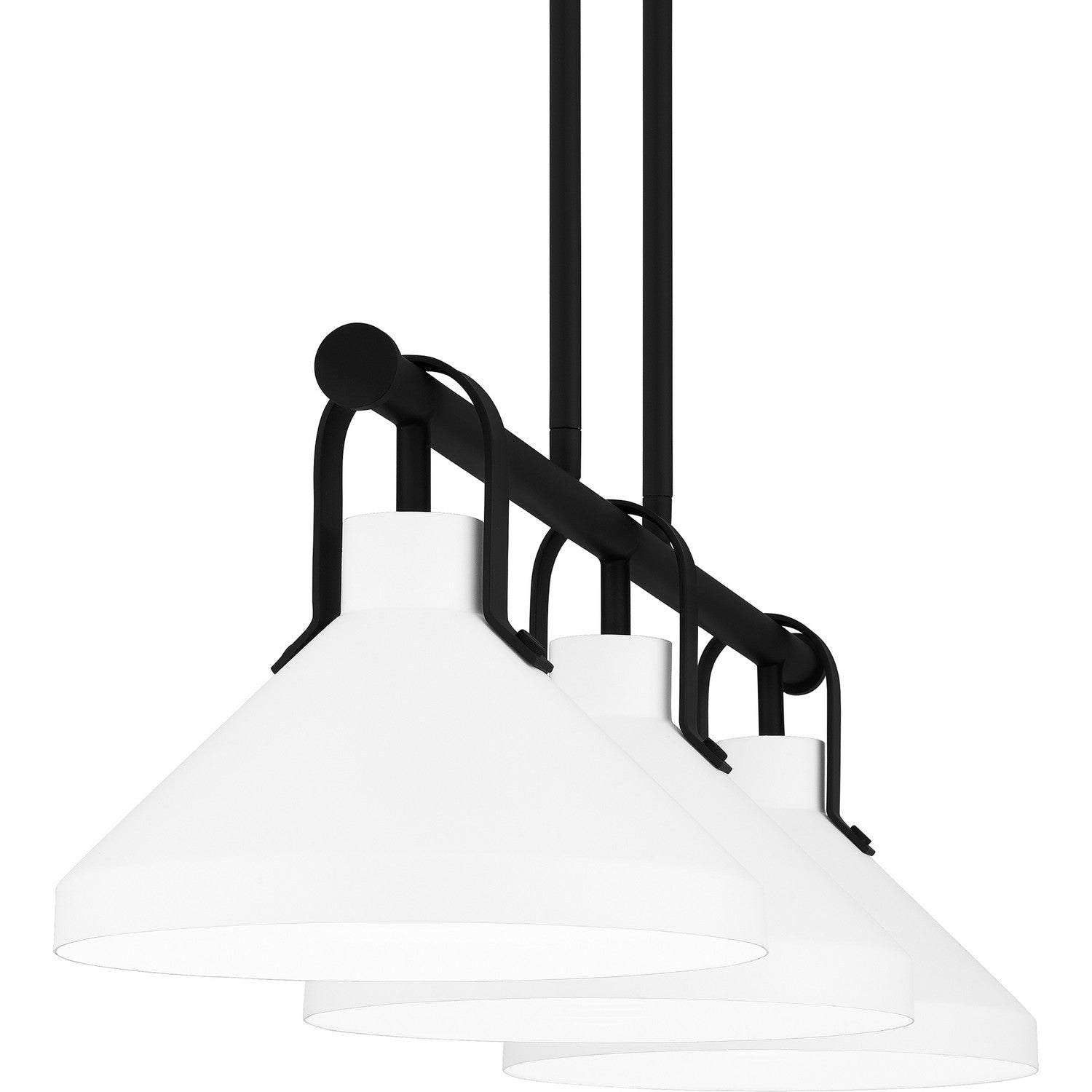 Quoizel - BIK338MBK - Three Light Linear Chandelier - Brink - Matte Black