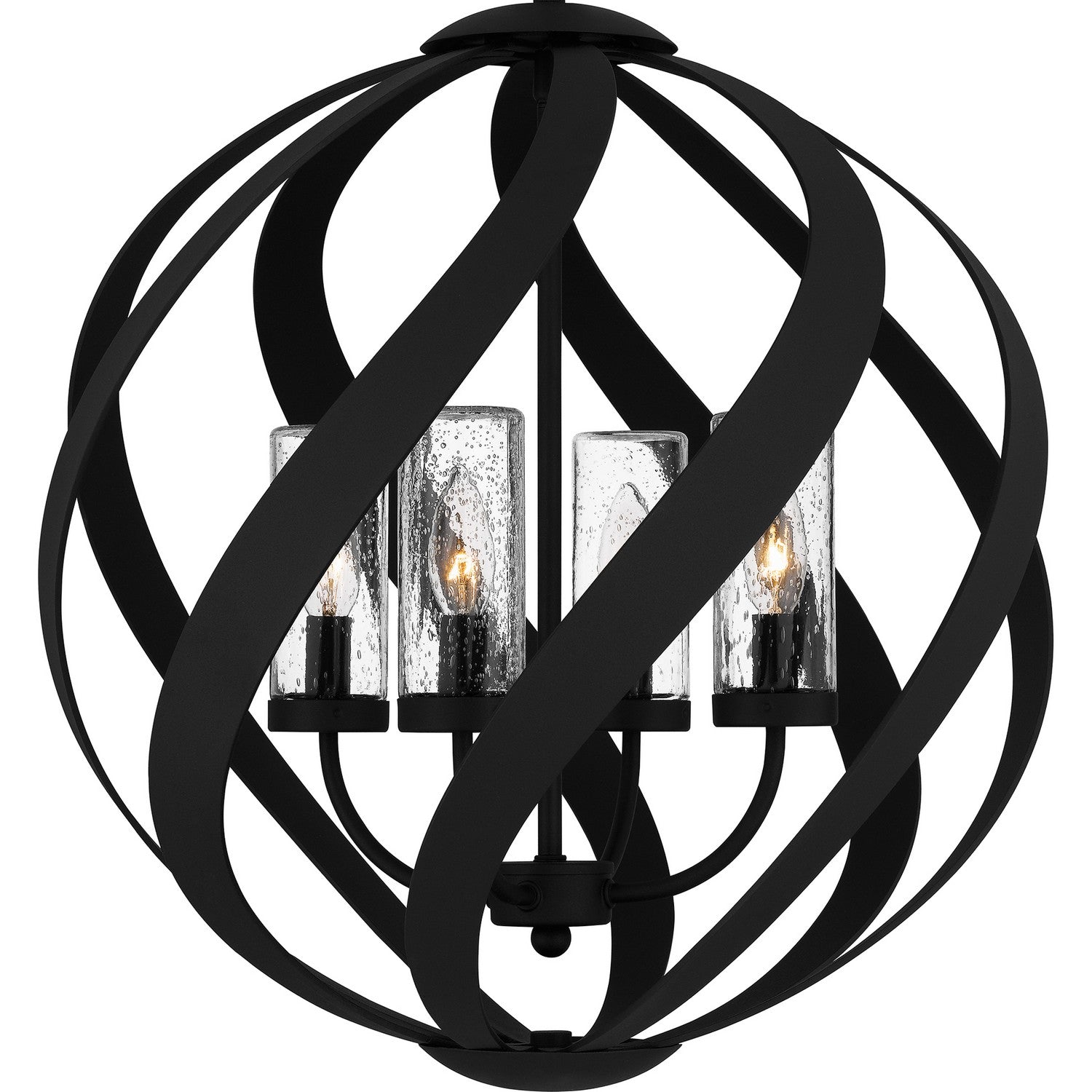 Quoizel - BMS2820EK - Four Light Pendant - Blacksmith - Earth Black