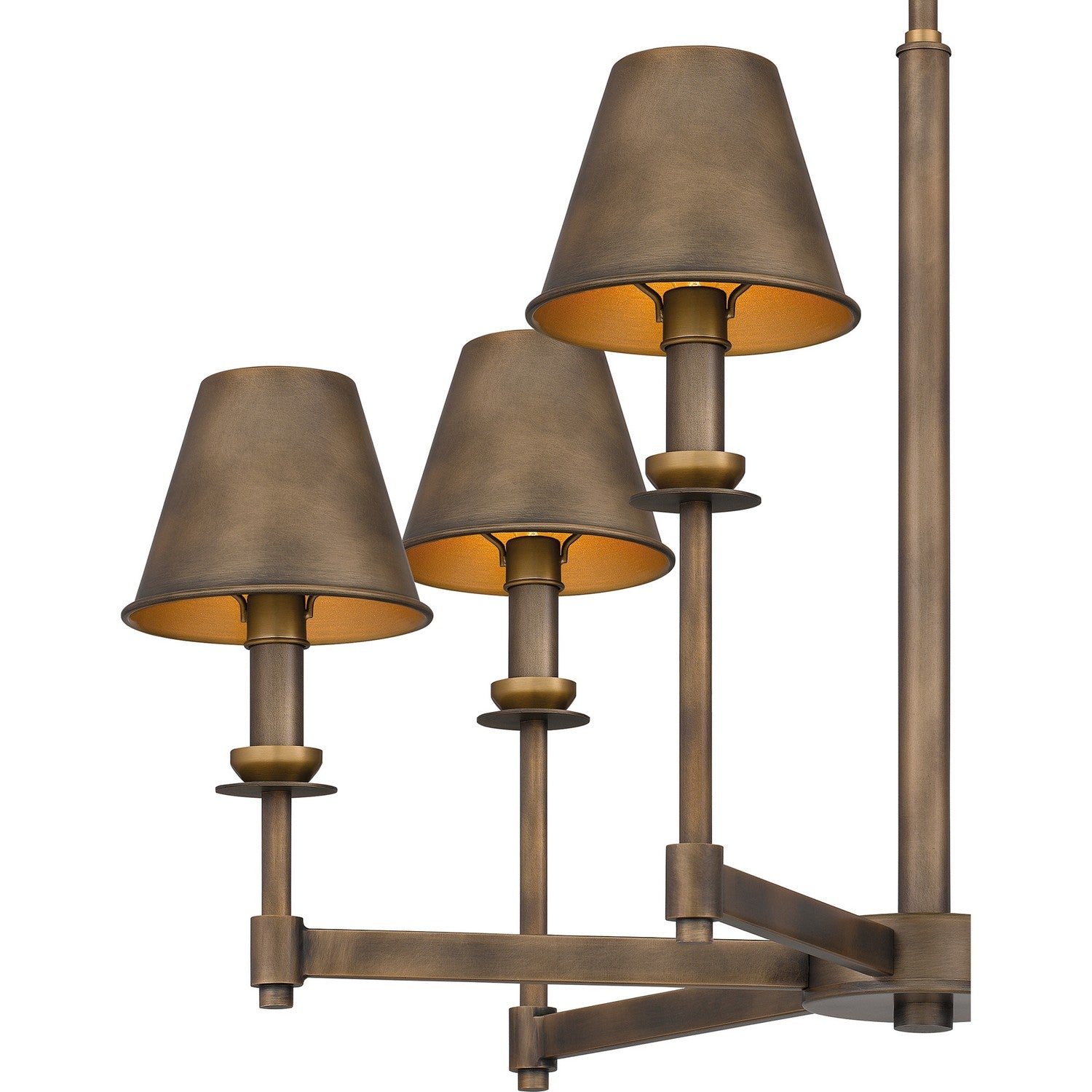 Quoizel - CRO5026SU - Six Light Chandelier - Cross - Statuary Bronze