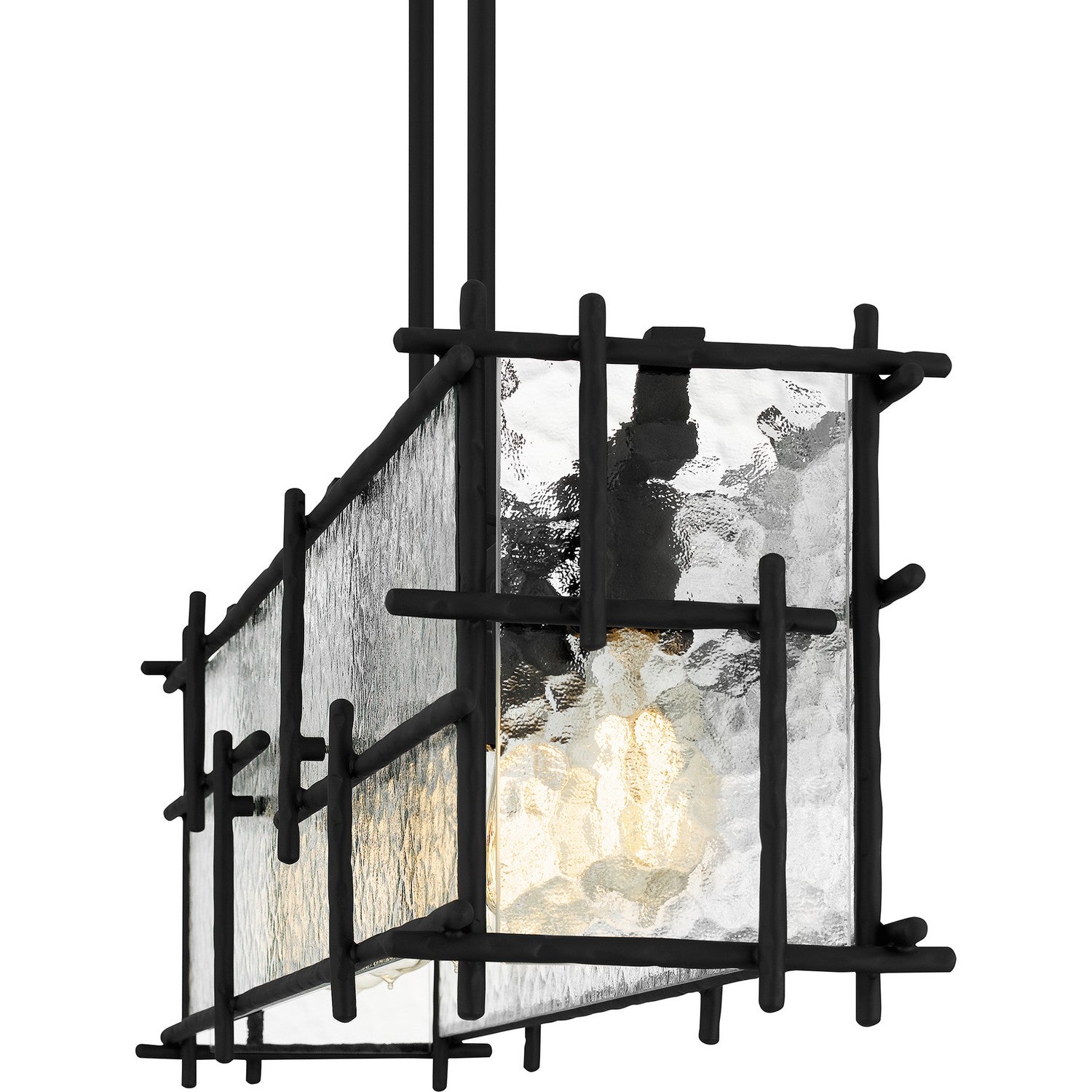 Quoizel - DPN538MBK - Five Light Linear Chandelier - Daphne - Matte Black