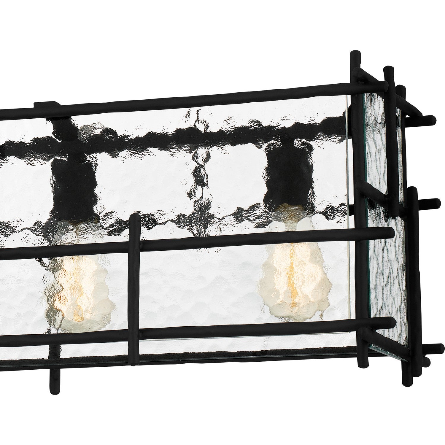 Quoizel - DPN538MBK - Five Light Linear Chandelier - Daphne - Matte Black