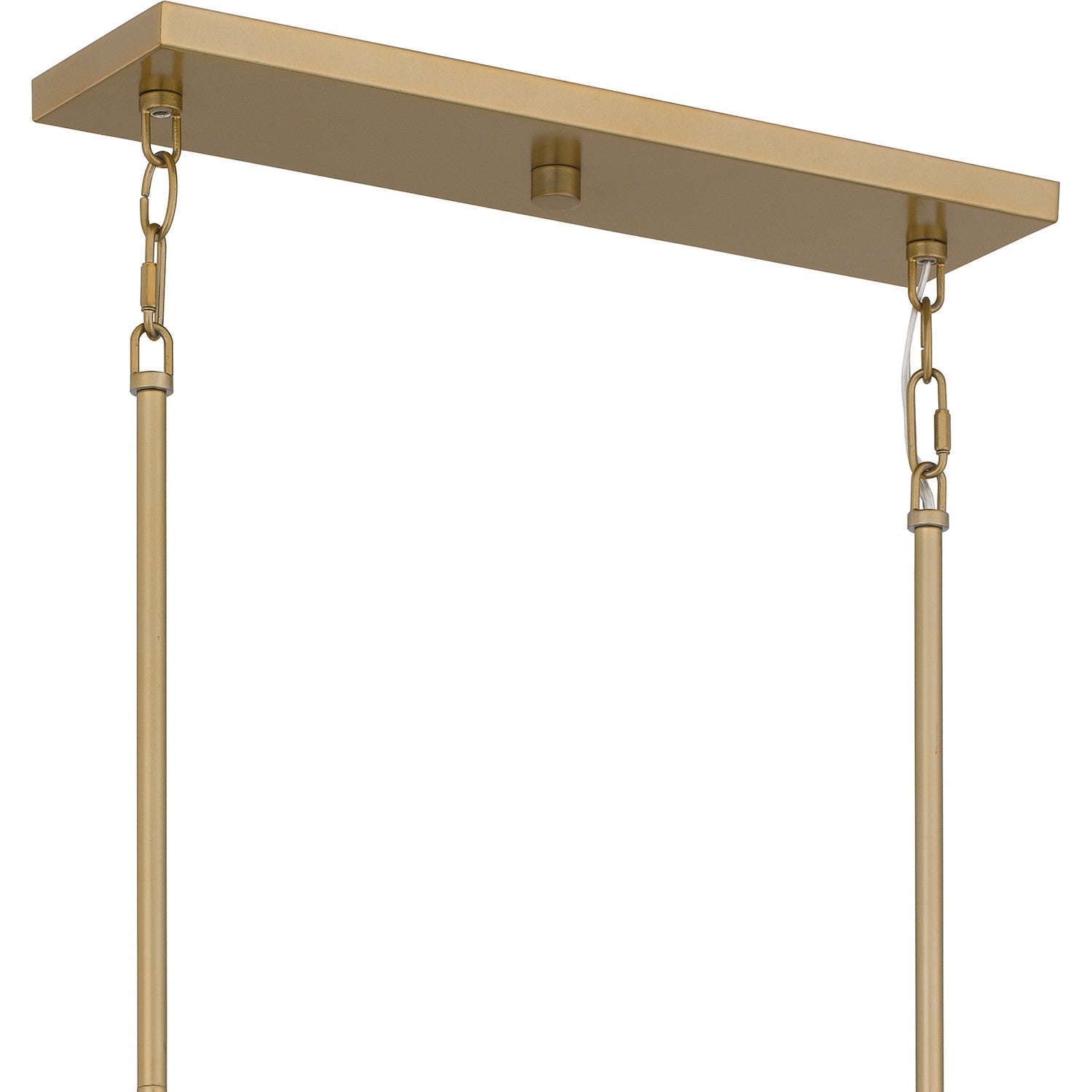 Quoizel - DSL638W - Six Light Linear Chandelier - Dusty Lane - Matte White
