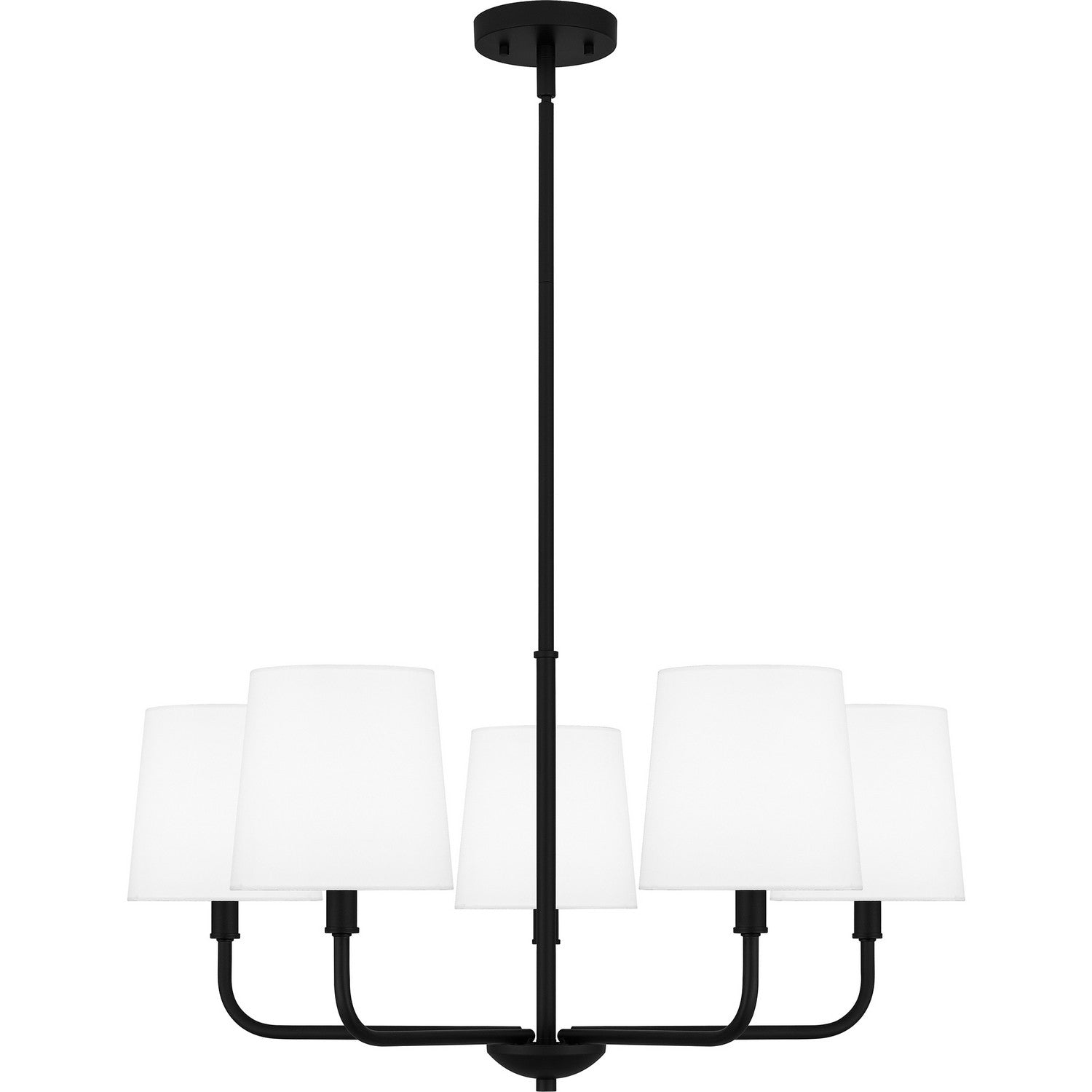 Quoizel - GGR5028MBK - Five Light Chandelier - Gallagher - Matte Black