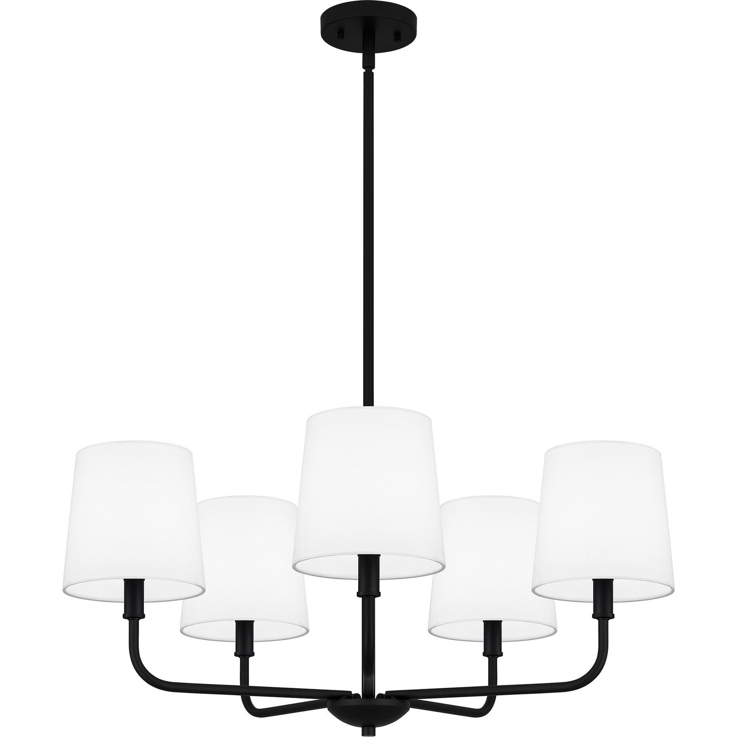 Quoizel - GGR5028MBK - Five Light Chandelier - Gallagher - Matte Black