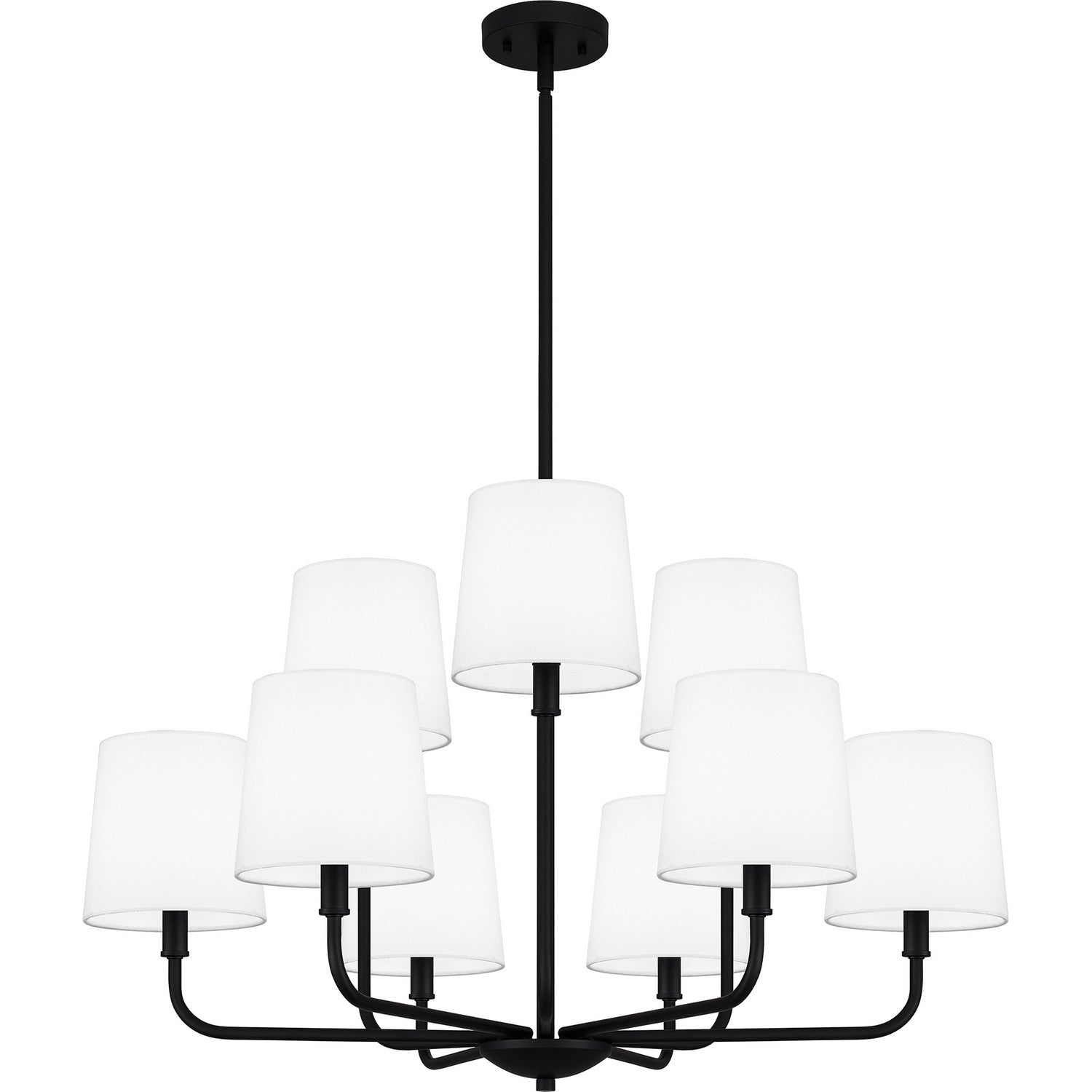Quoizel - GGR5032MBK - Nine Light Chandelier - Gallagher - Matte Black