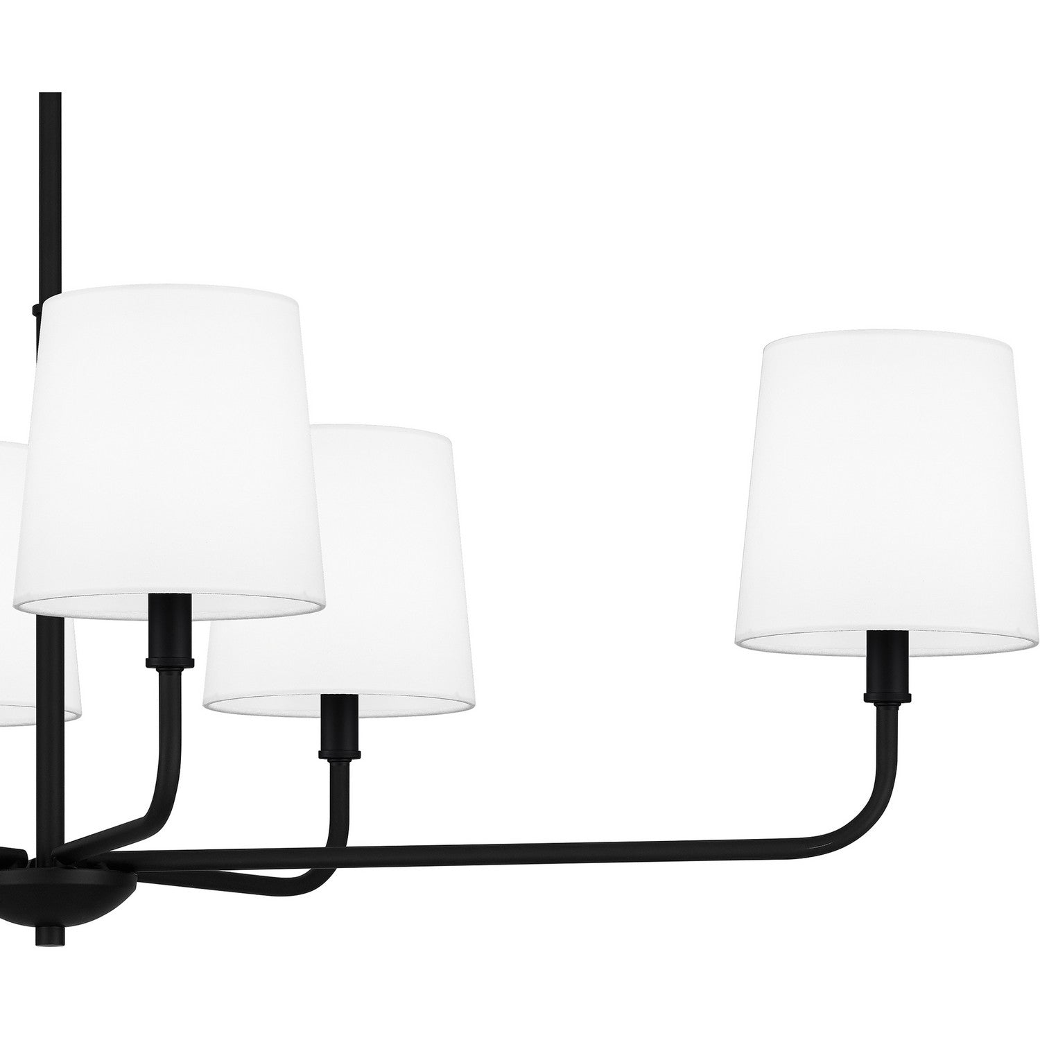 Quoizel - GGR642MBK - Six Light Linear Chandelier - Gallagher - Matte Black