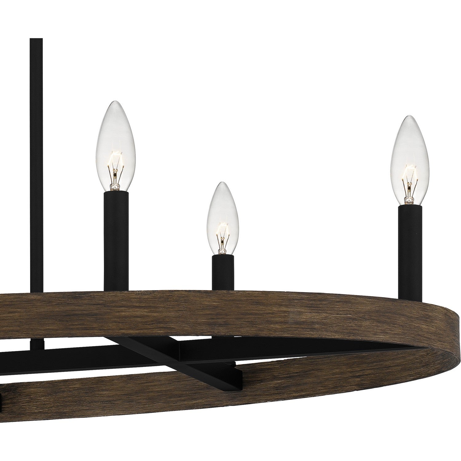 Quoizel - HDR842MBK - Nine Light Linear Chandelier - Hendrix - Matte Black