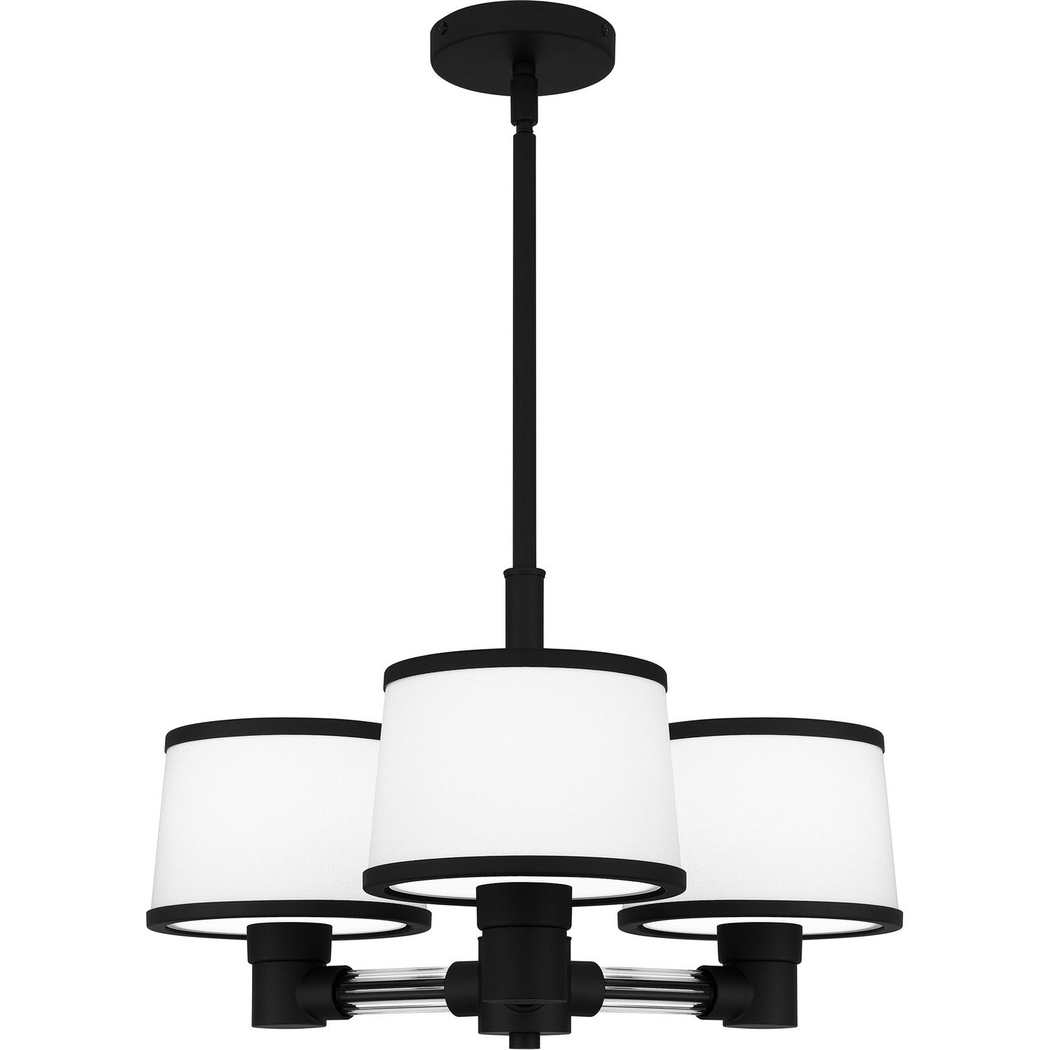 Quoizel - KYL2822MBK - Three Light Chandelier - Kylen - Matte Black