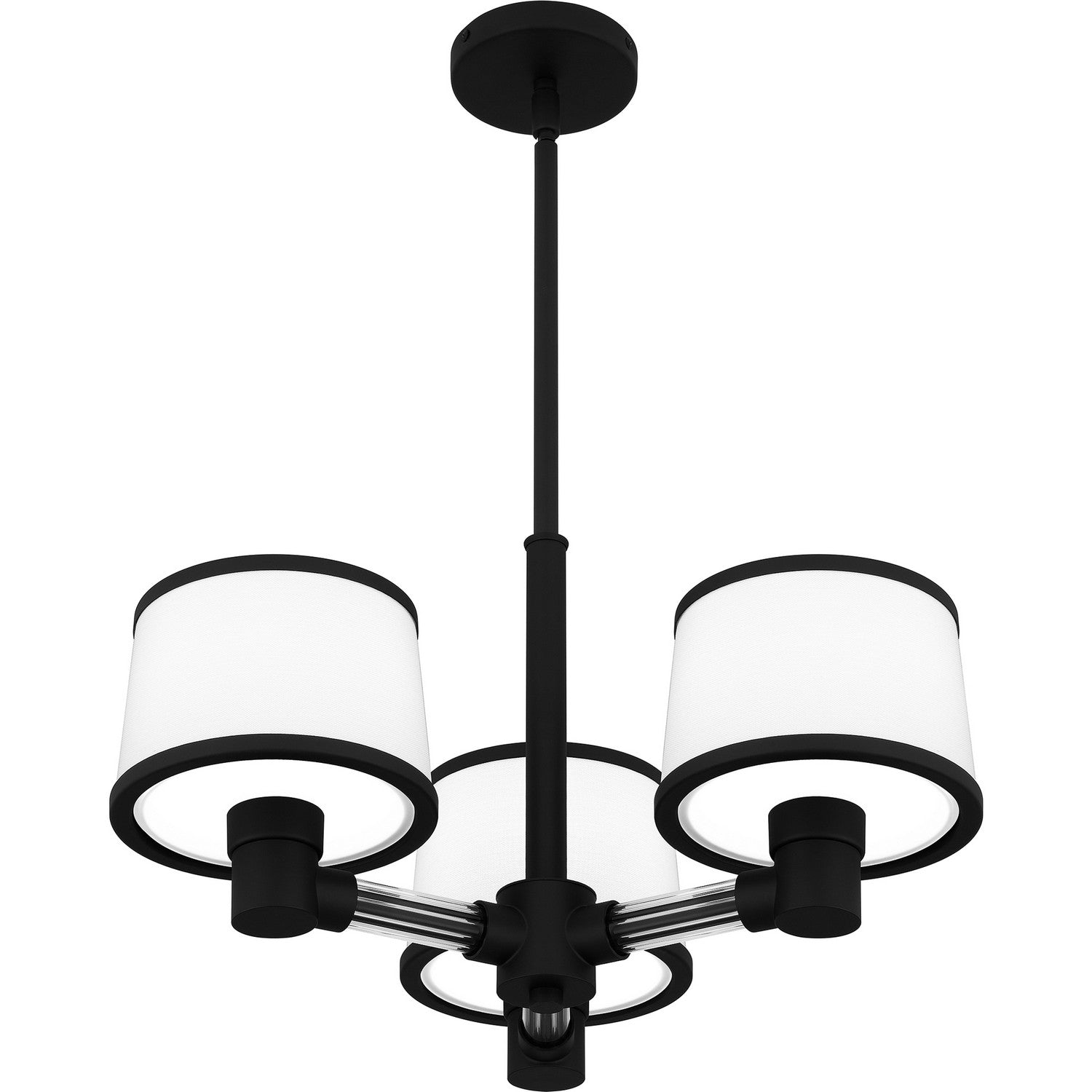 Quoizel - KYL2822MBK - Three Light Chandelier - Kylen - Matte Black