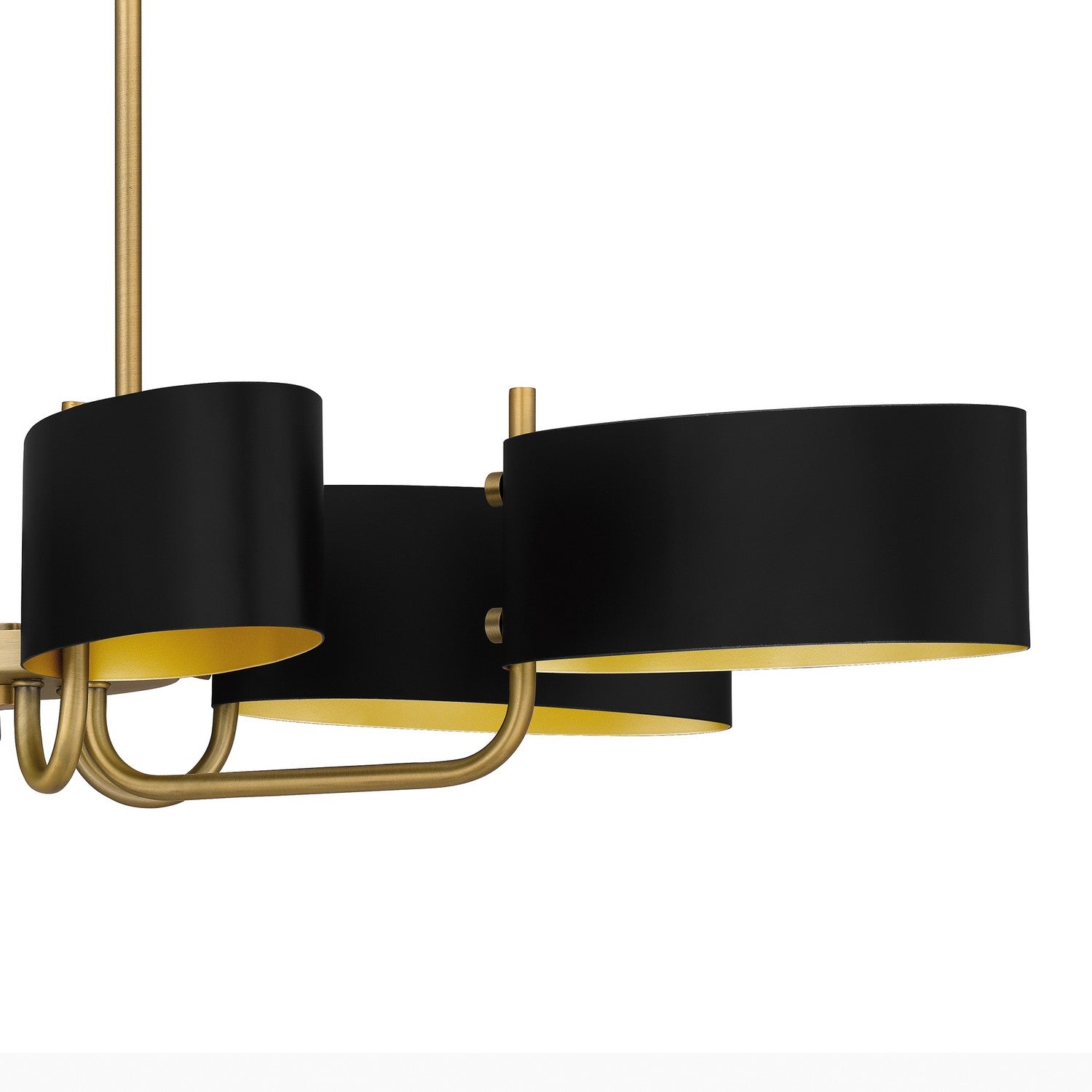 Quoizel - MAD641AB - Six Light Linear Chandelier - Madden - Aged Brass