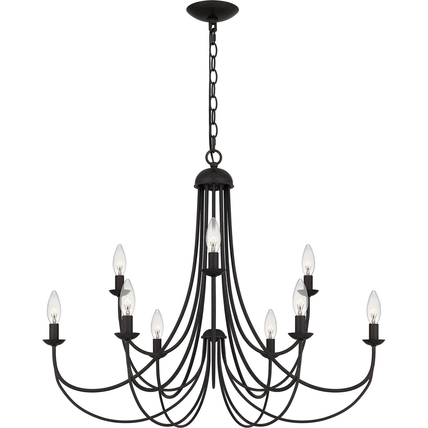 Quoizel - MRN5030IB - Nine Light Chandelier - Mirren - Imperial Bronze