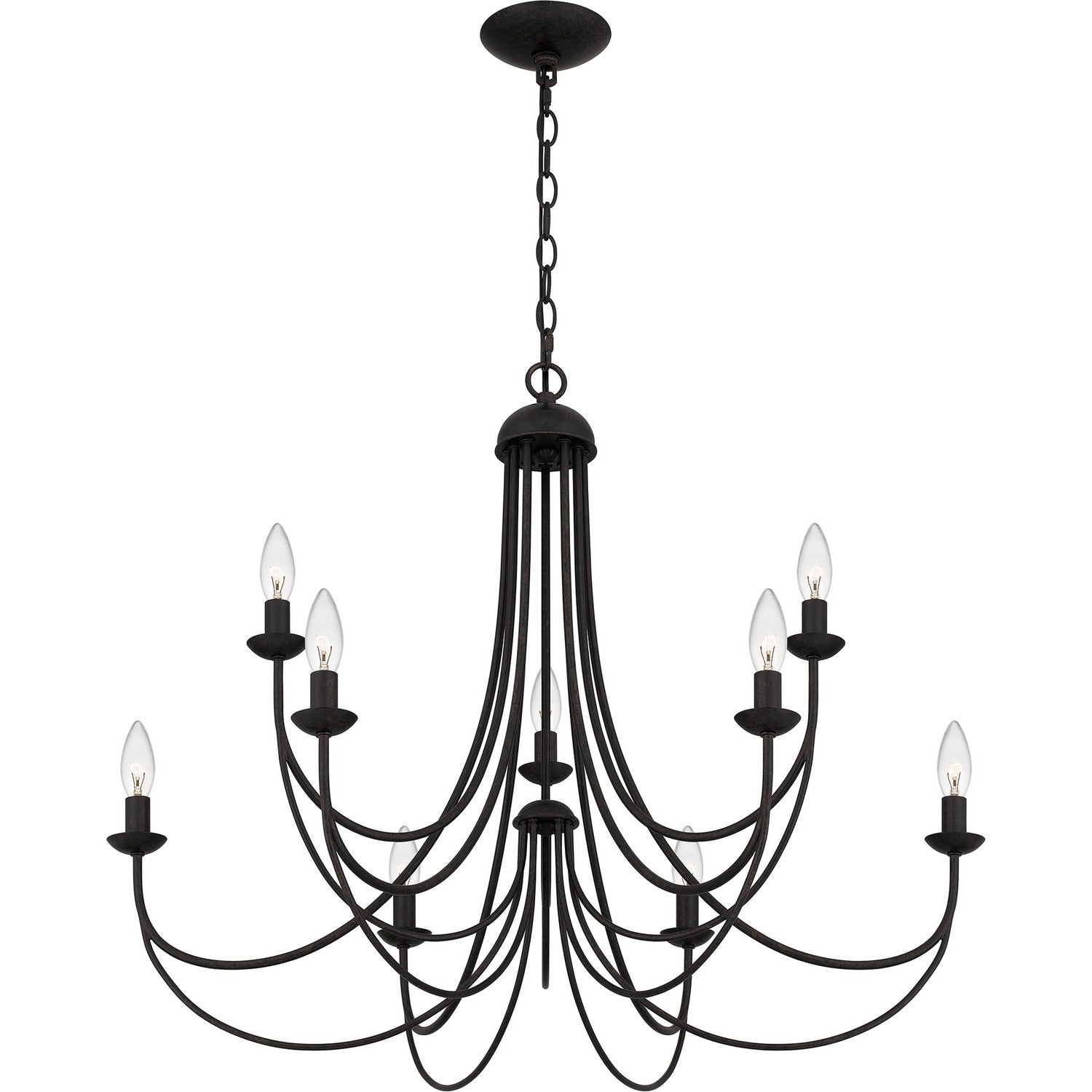 Quoizel - MRN5030IB - Nine Light Chandelier - Mirren - Imperial Bronze