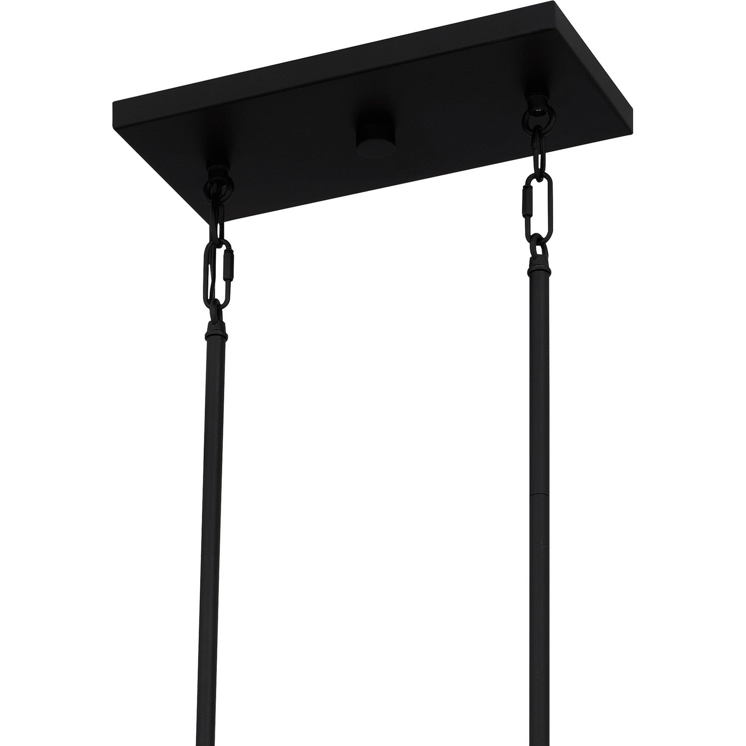 Quoizel - OKP542MBK - Five Light Linear Chandelier - Oak Park - Matte Black