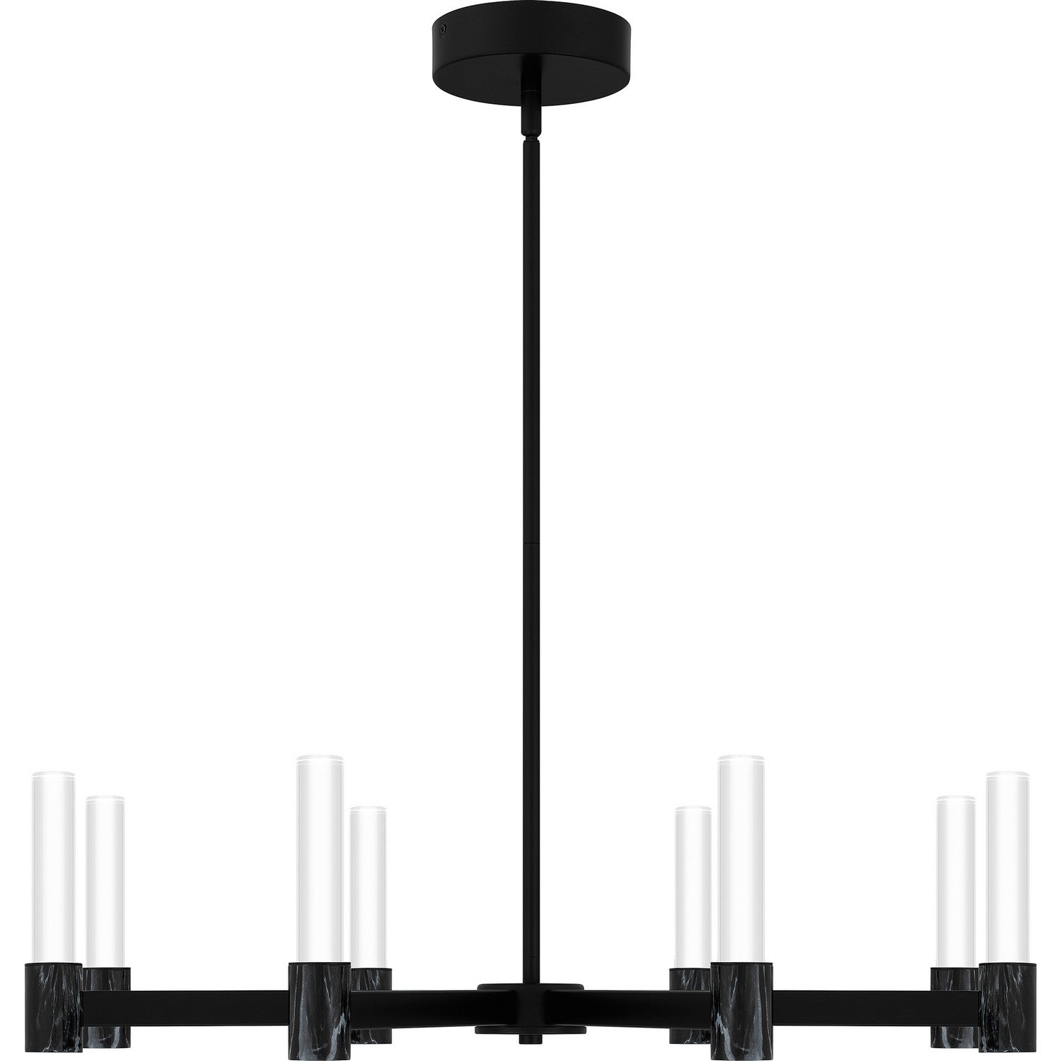 Quoizel - PCADR5030MBK - LED Chandelier - Adler - Matte Black
