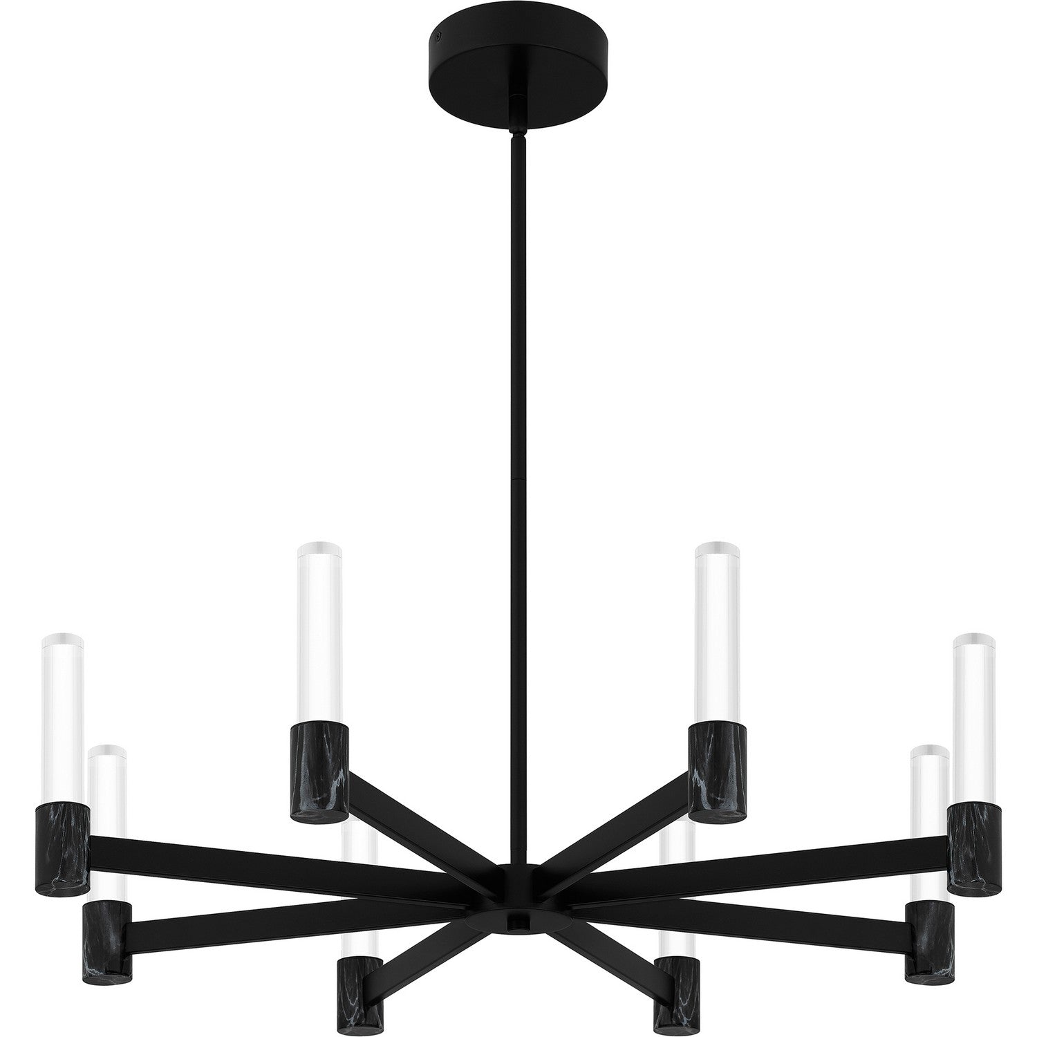 Quoizel - PCADR5030MBK - LED Chandelier - Adler - Matte Black