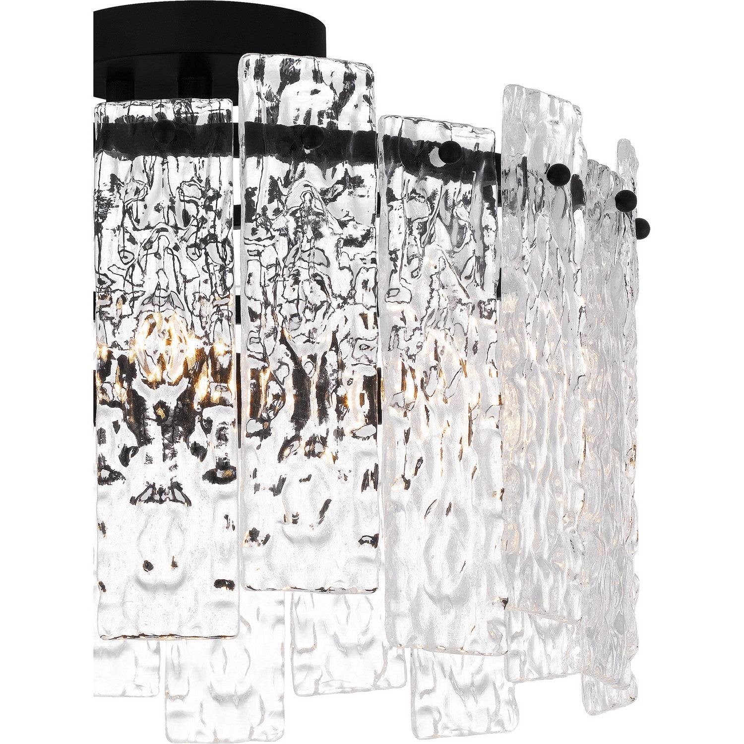 Quoizel - PCCAS1716MBK - Four Light Semi Flush Mount - Caspian - Matte Black