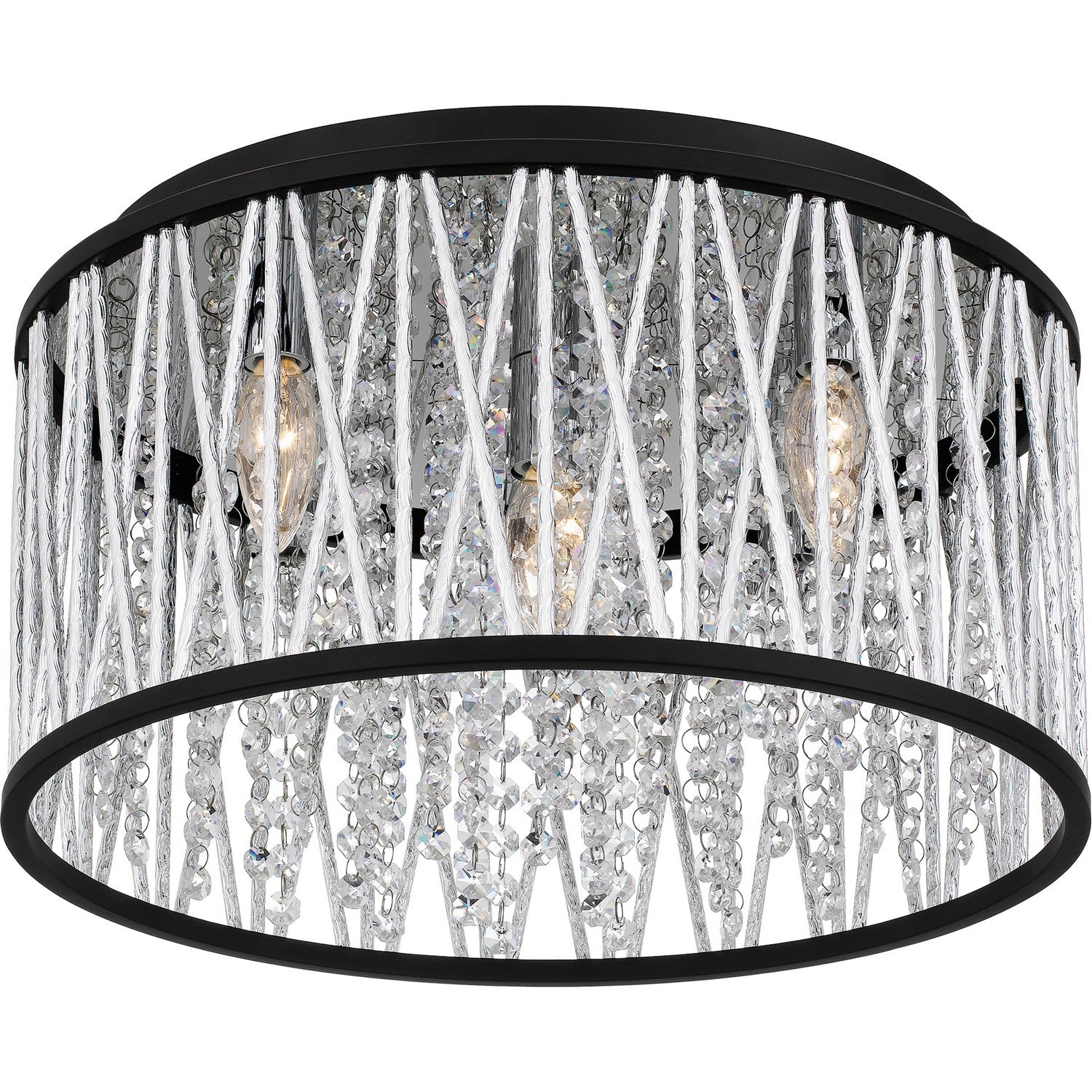 Quoizel - PCCET1616MBK - Five Light Flush Mount - Celeste - Matte Black