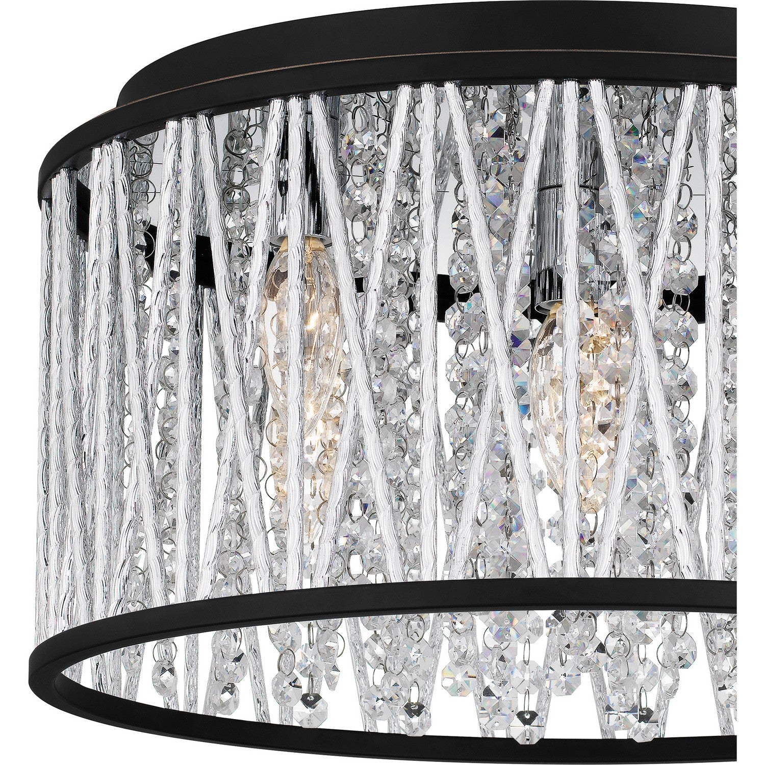 Quoizel - PCCET1616MBK - Five Light Flush Mount - Celeste - Matte Black