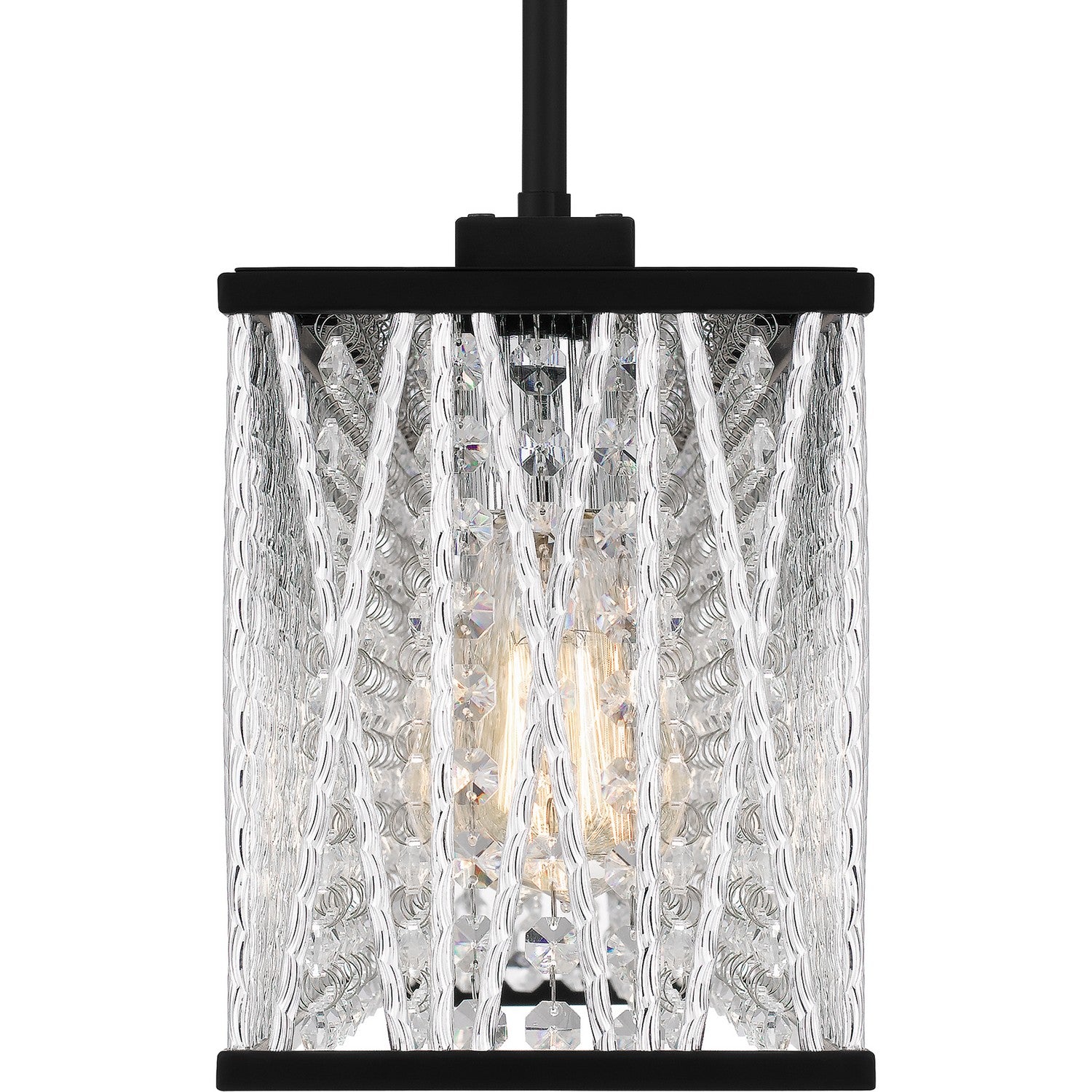 Quoizel - PCCET538MBK - Five Light Linear Chandelier - Celeste - Matte Black
