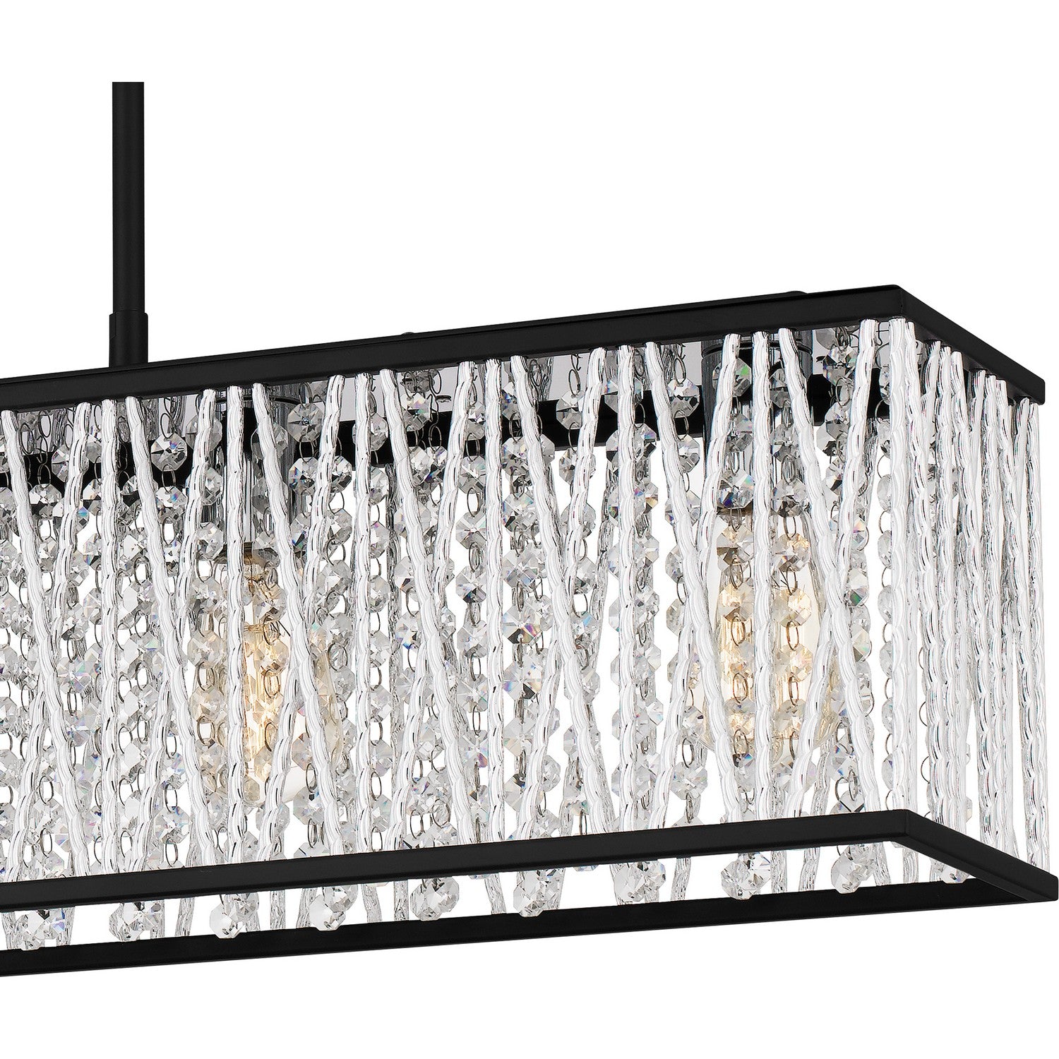 Quoizel - PCCET538MBK - Five Light Linear Chandelier - Celeste - Matte Black