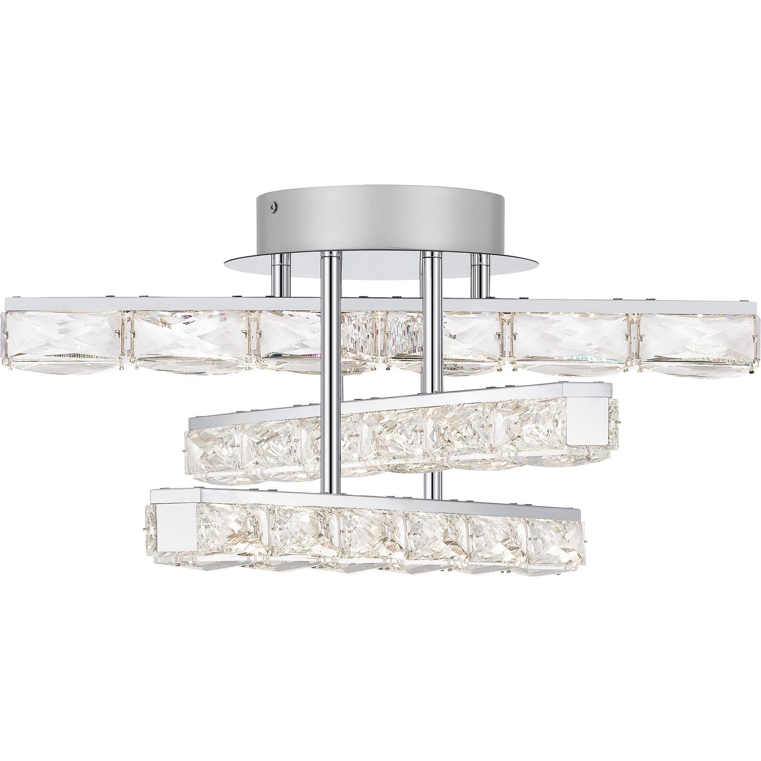 Quoizel - PCCME1718C - LED Semi Flush Mount - Comet - Polished Chrome
