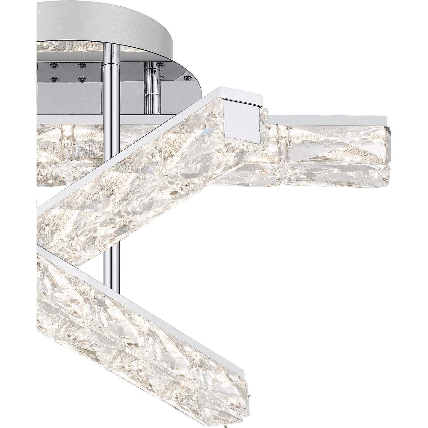Quoizel - PCCME1718C - LED Semi Flush Mount - Comet - Polished Chrome