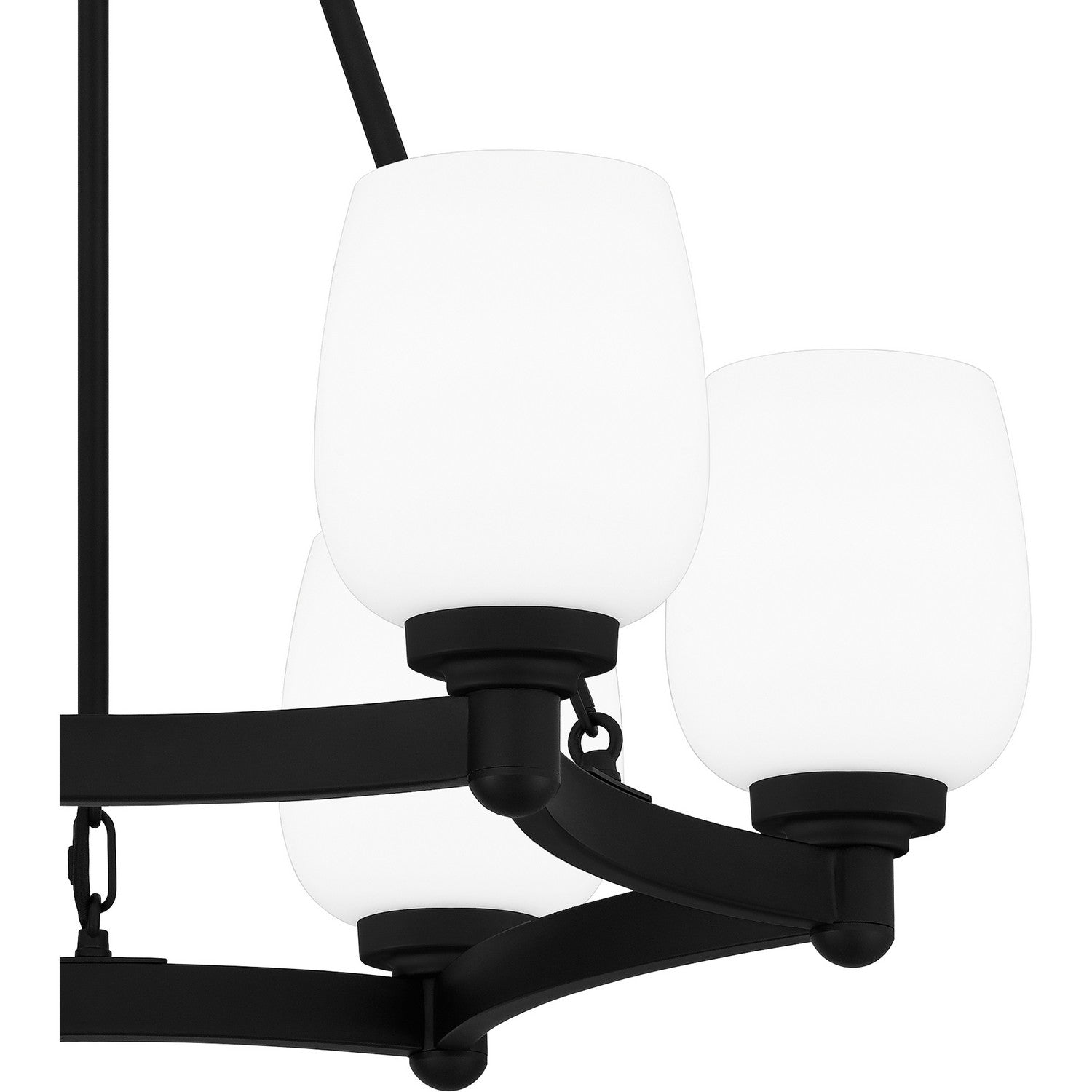 Quoizel - PNG5028MBK - Six Light Chandelier - Penning - Matte Black