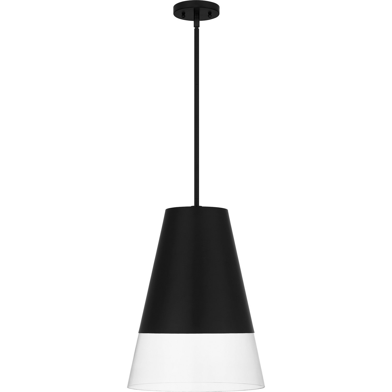 Quoizel - PRG1514BBK - One Light Pendant - Peregrine - Brushed Black