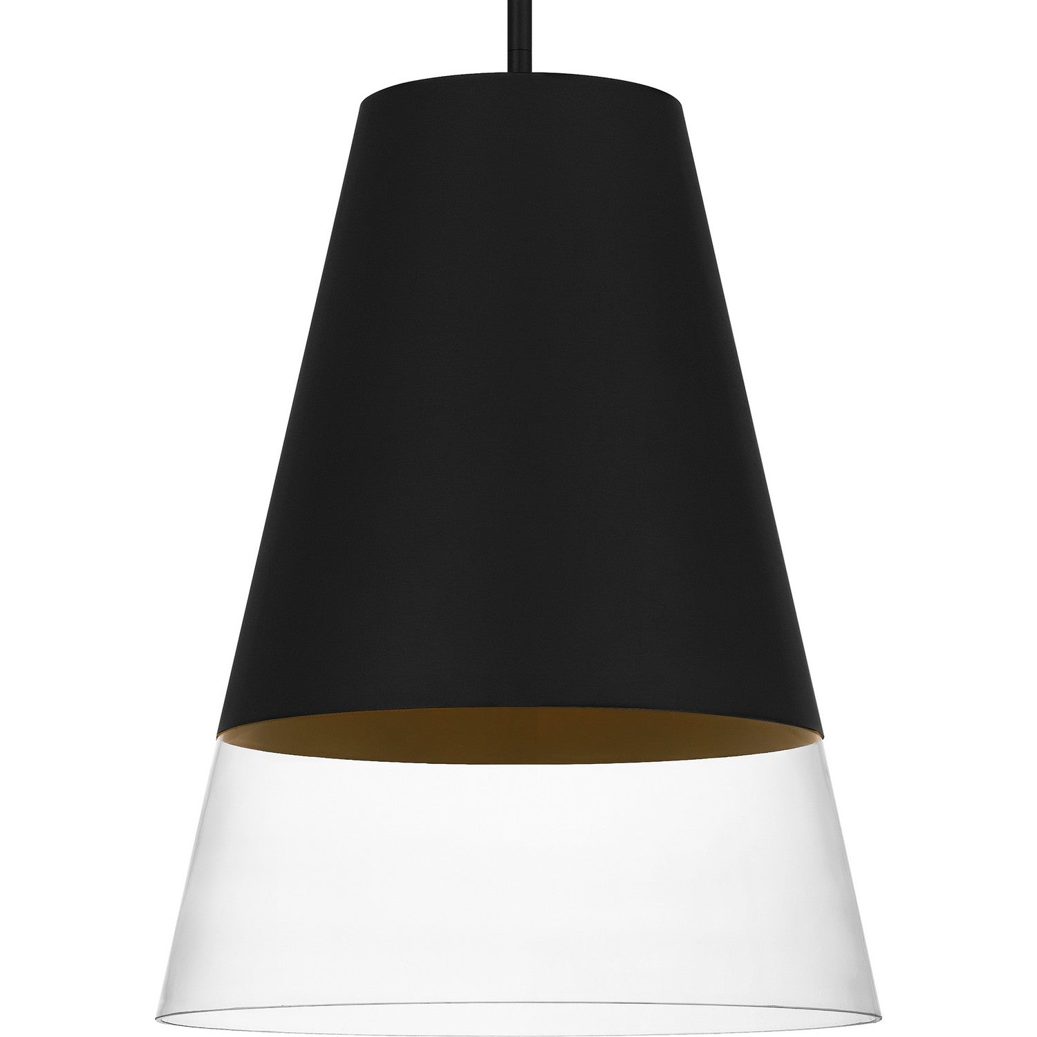 Quoizel - PRG1514BBK - One Light Pendant - Peregrine - Brushed Black