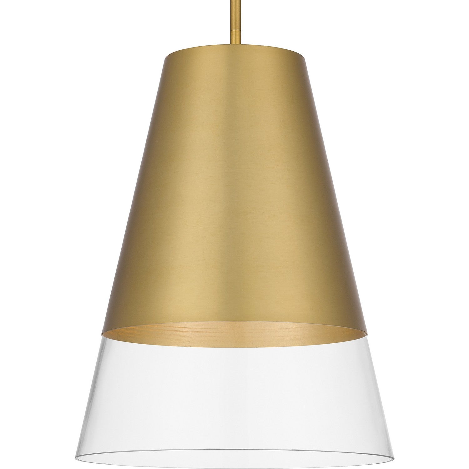 Quoizel - PRG1514BRG - One Light Pendant - Peregrine - Brushed Gold