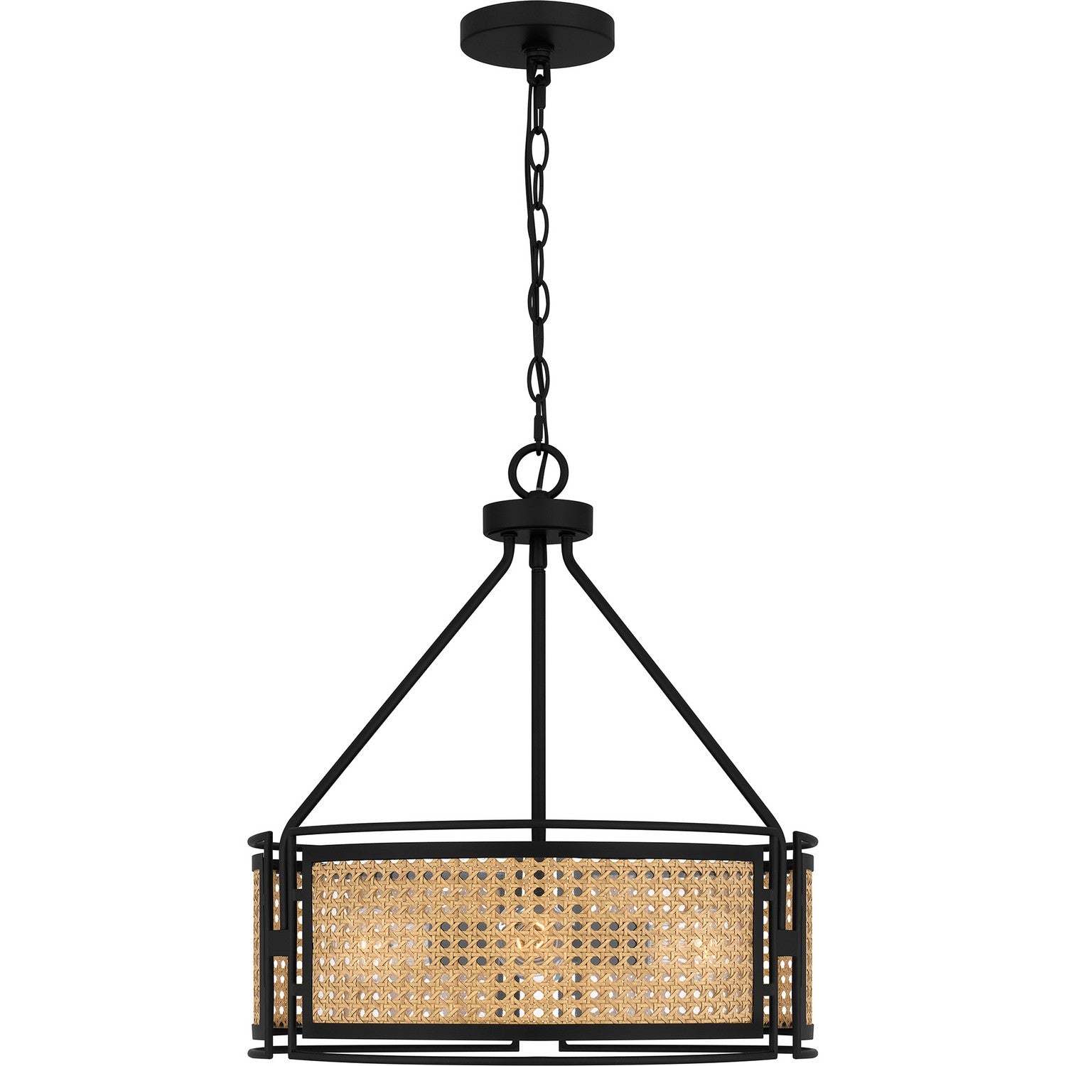 Quoizel - PYA2818MBK - Four Light Pendant - Priya - Matte Black