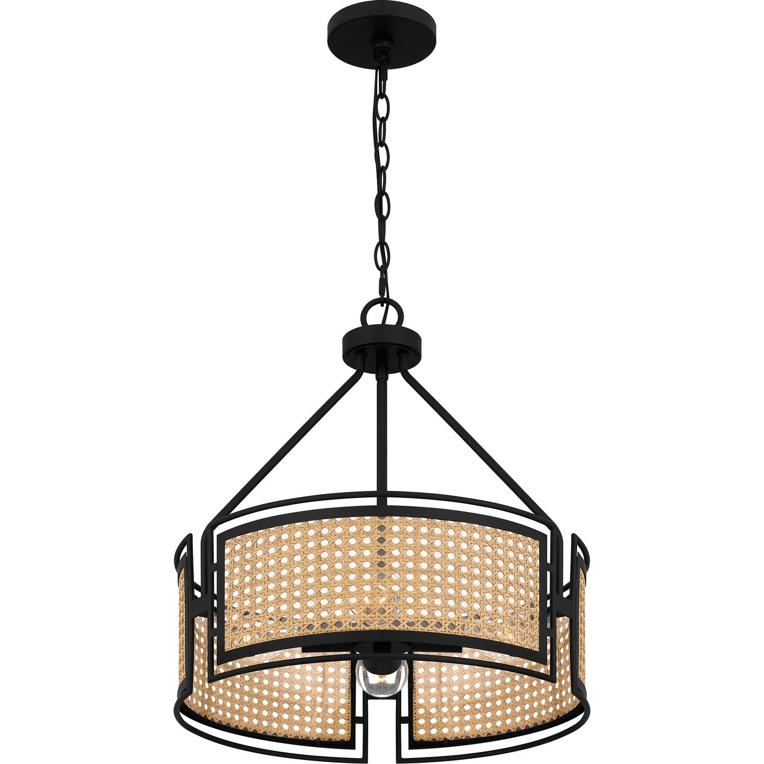 Quoizel - PYA2818MBK - Four Light Pendant - Priya - Matte Black