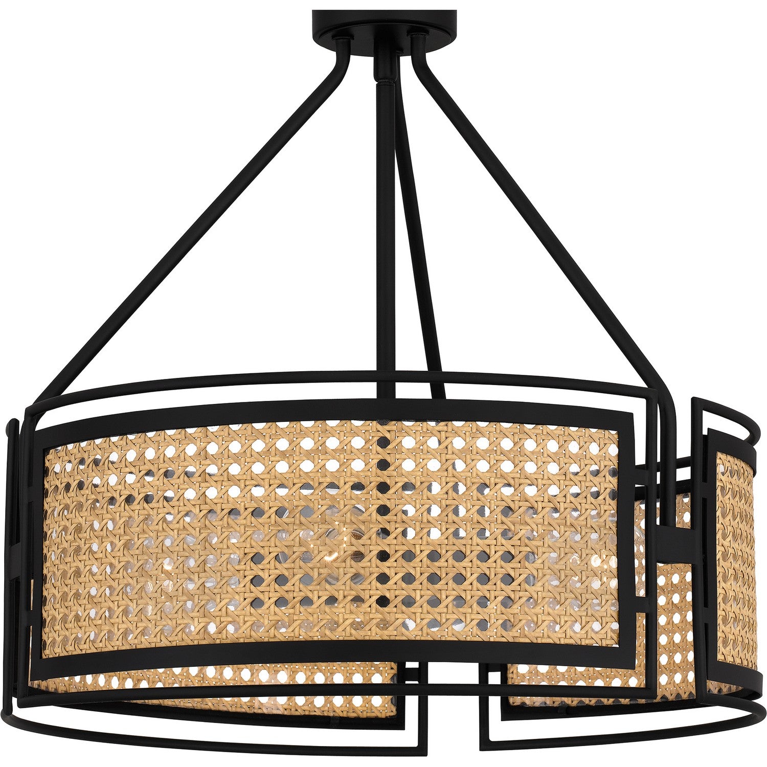 Quoizel - PYA2818MBK - Four Light Pendant - Priya - Matte Black