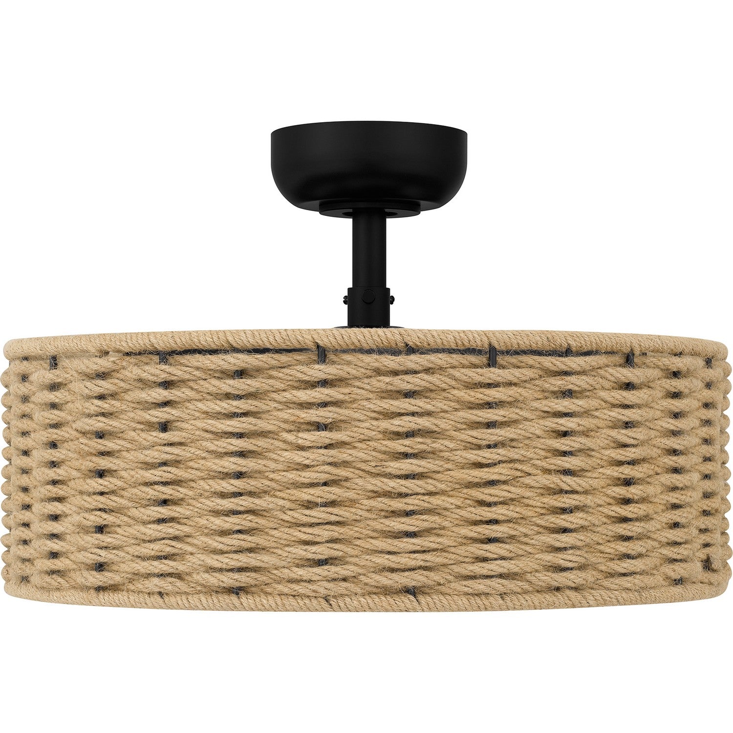 Quoizel - QFA6201MBK - Four Light Fandelier - Quoizel Fandelier - Matte Black