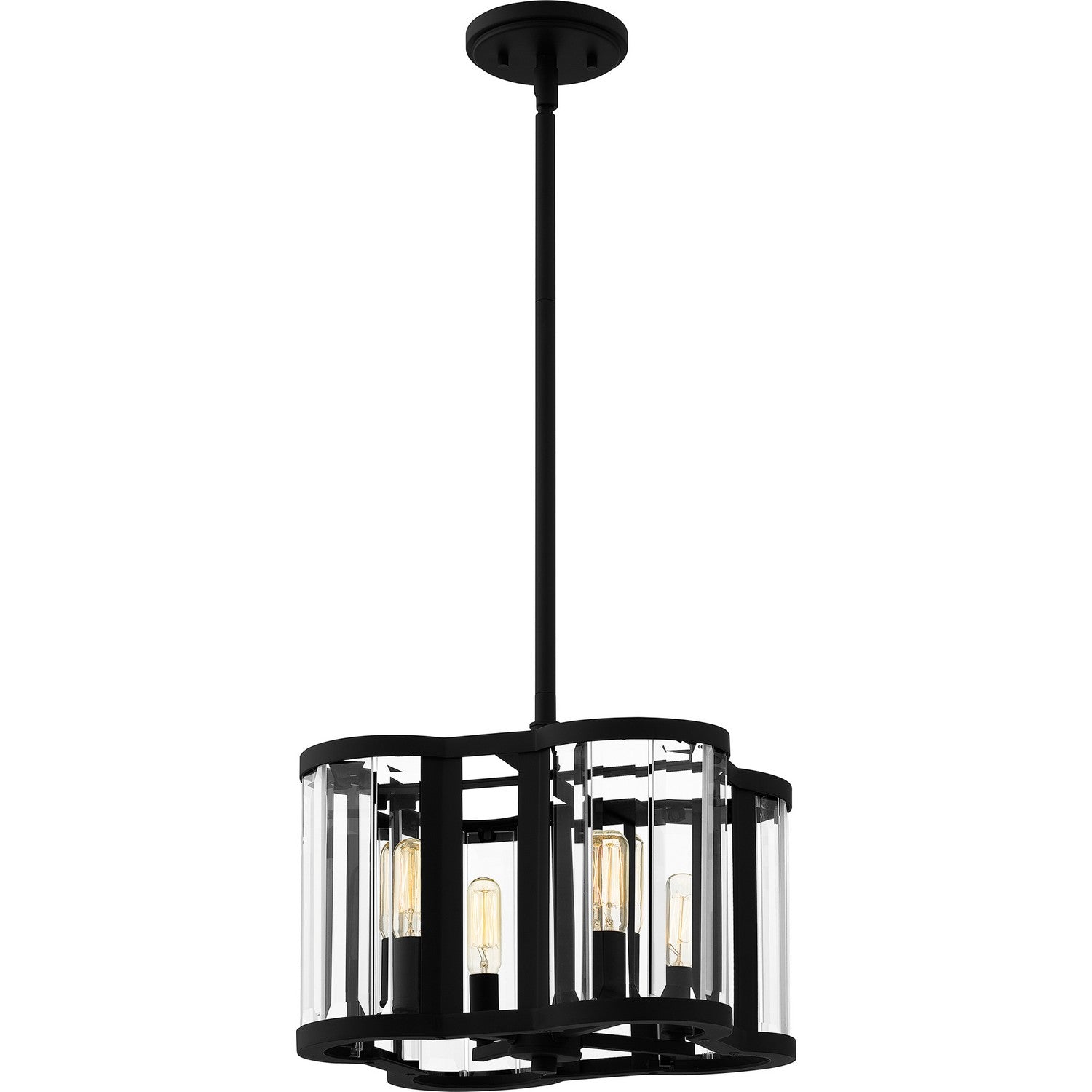Quoizel - QP6193MBK - Four Light Pendant - Quoizel Pendant - Matte Black