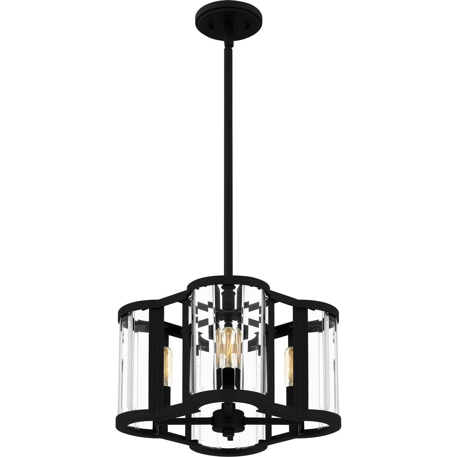 Quoizel - QP6193MBK - Four Light Pendant - Quoizel Pendant - Matte Black