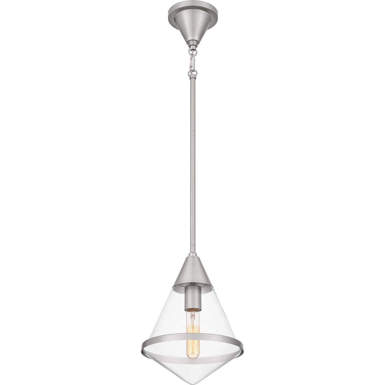 Quoizel - QPP6160BN - One Light Mini Pendant - Quoizel Piccolo Pendant - Brushed Nickel