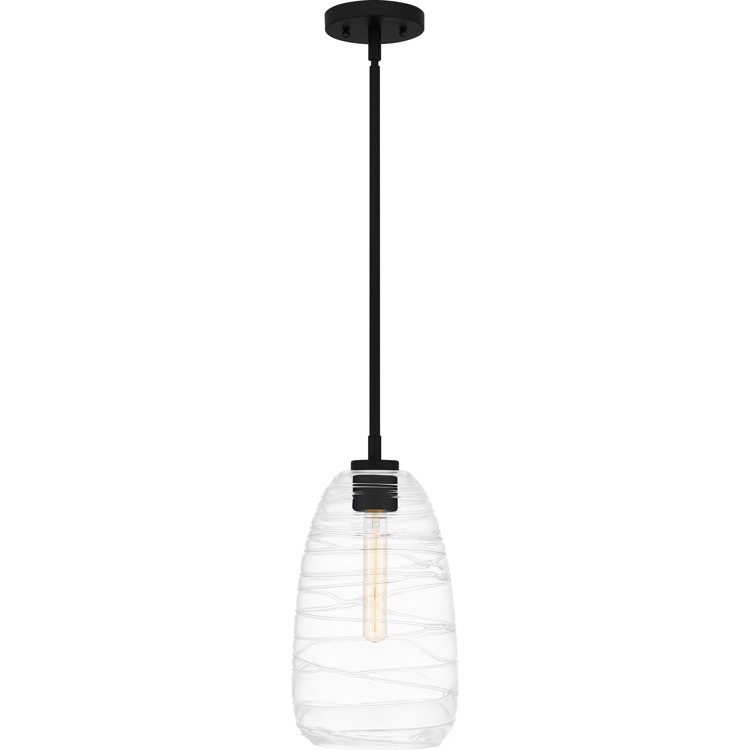 Quoizel - QPP6165MBK - One Light Mini Pendant - Quoizel Piccolo Pendant - Matte Black