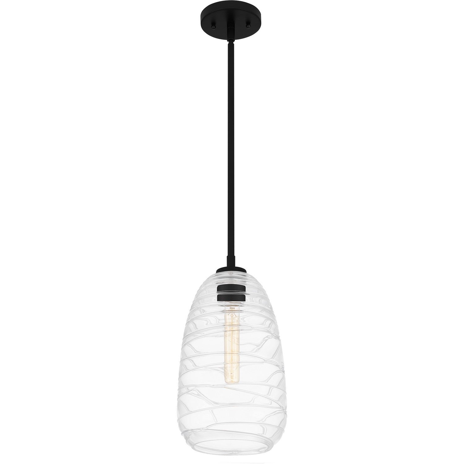 Quoizel - QPP6165MBK - One Light Mini Pendant - Quoizel Piccolo Pendant - Matte Black